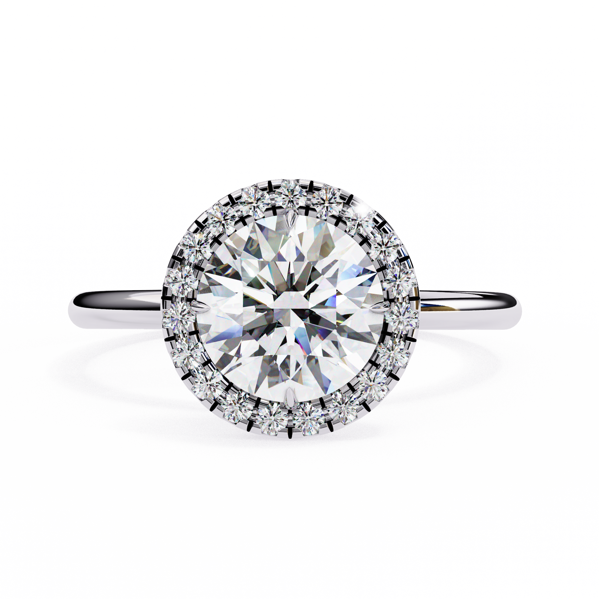 14K White Gold