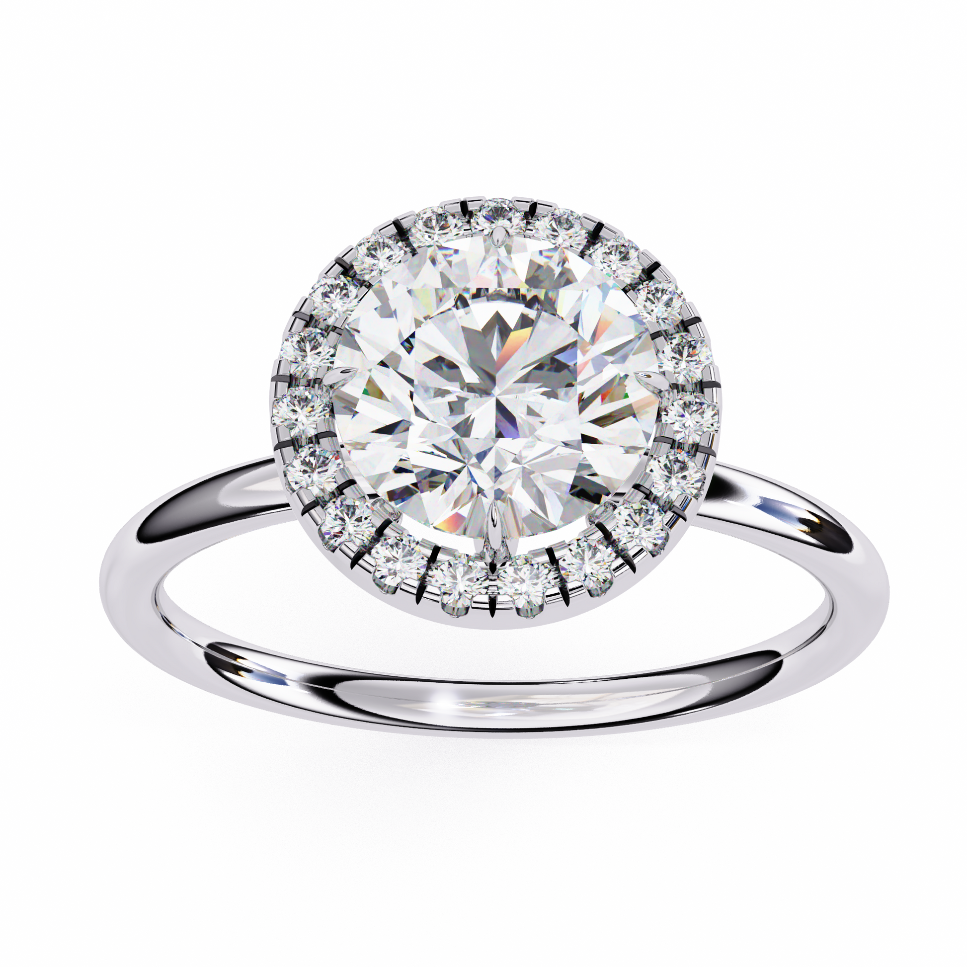 14K White Gold