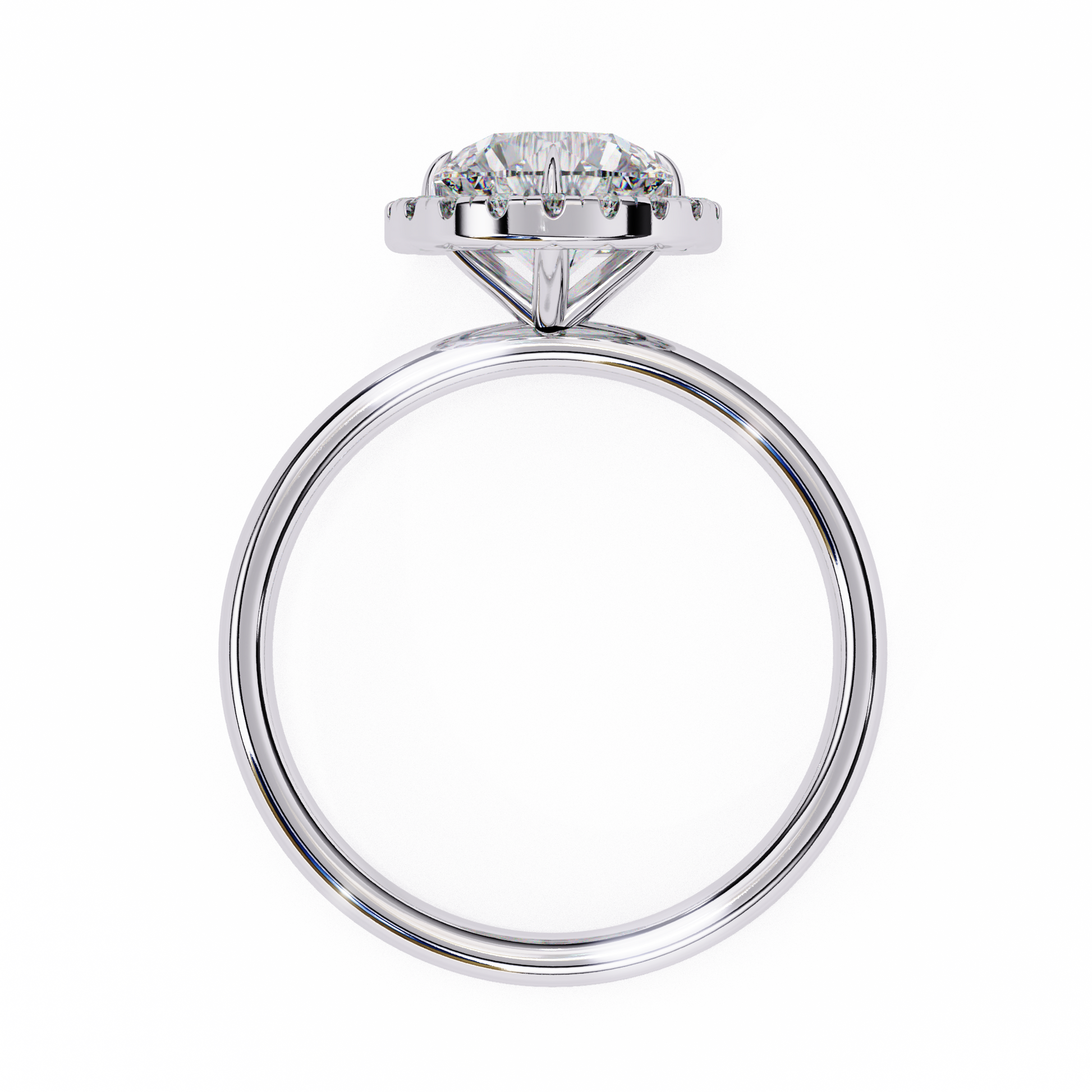 14K White Gold