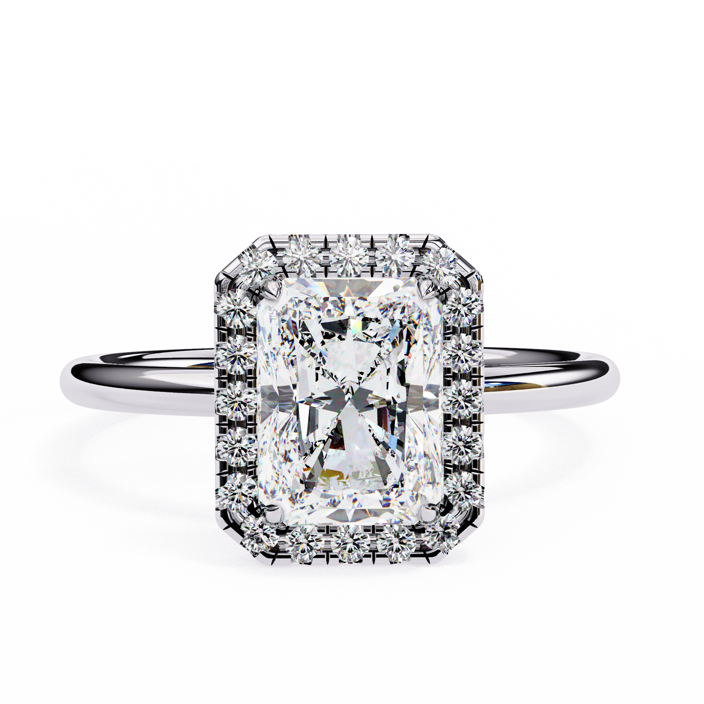 14K White Gold