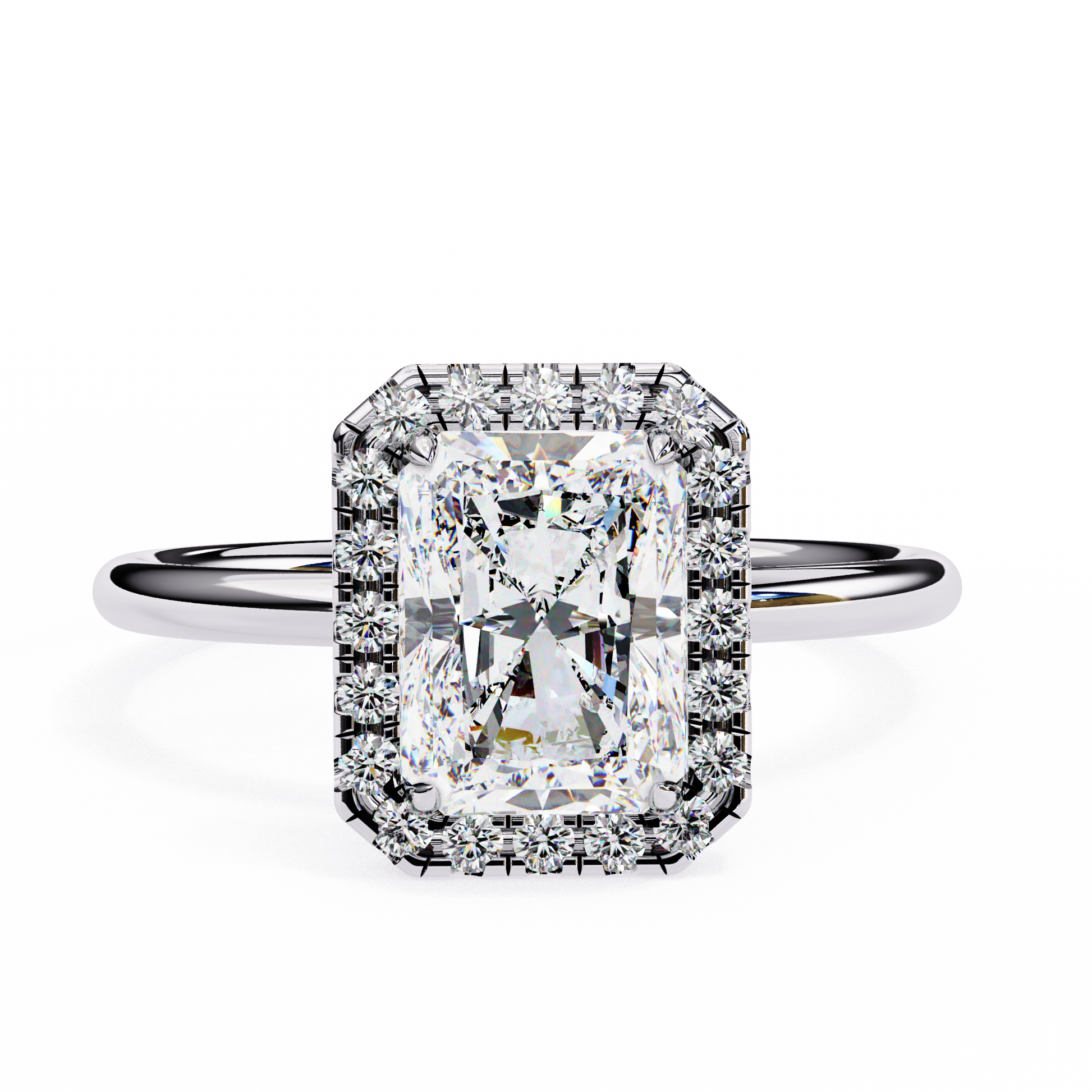 14K White Gold