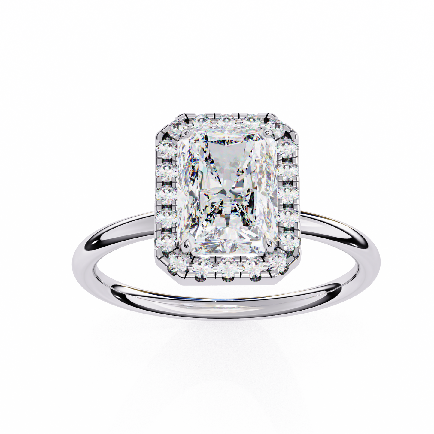 14K White Gold