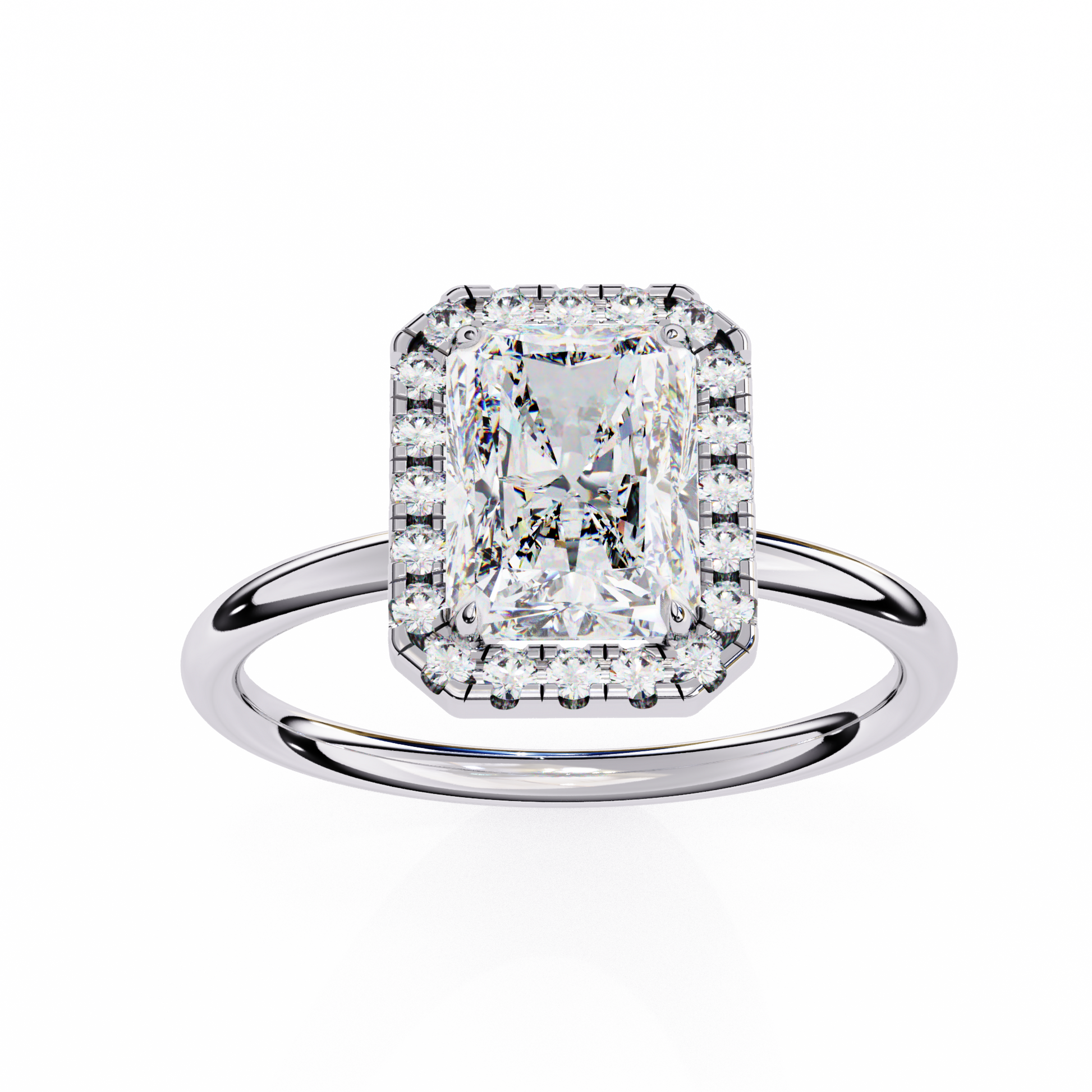 14K White Gold