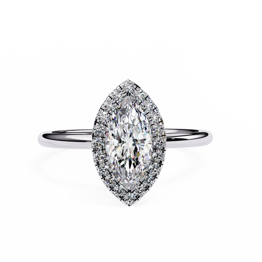 14K White Gold