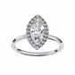 14K White Gold