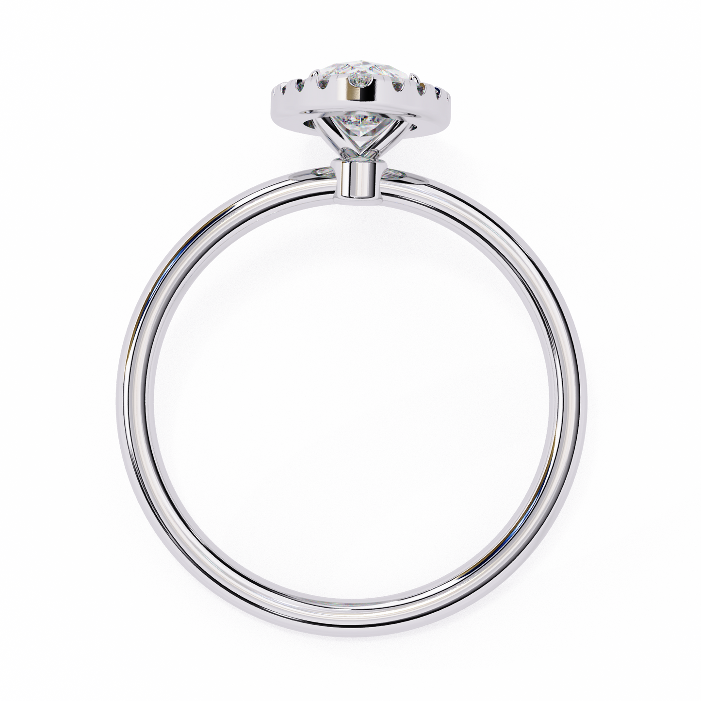 14K White Gold