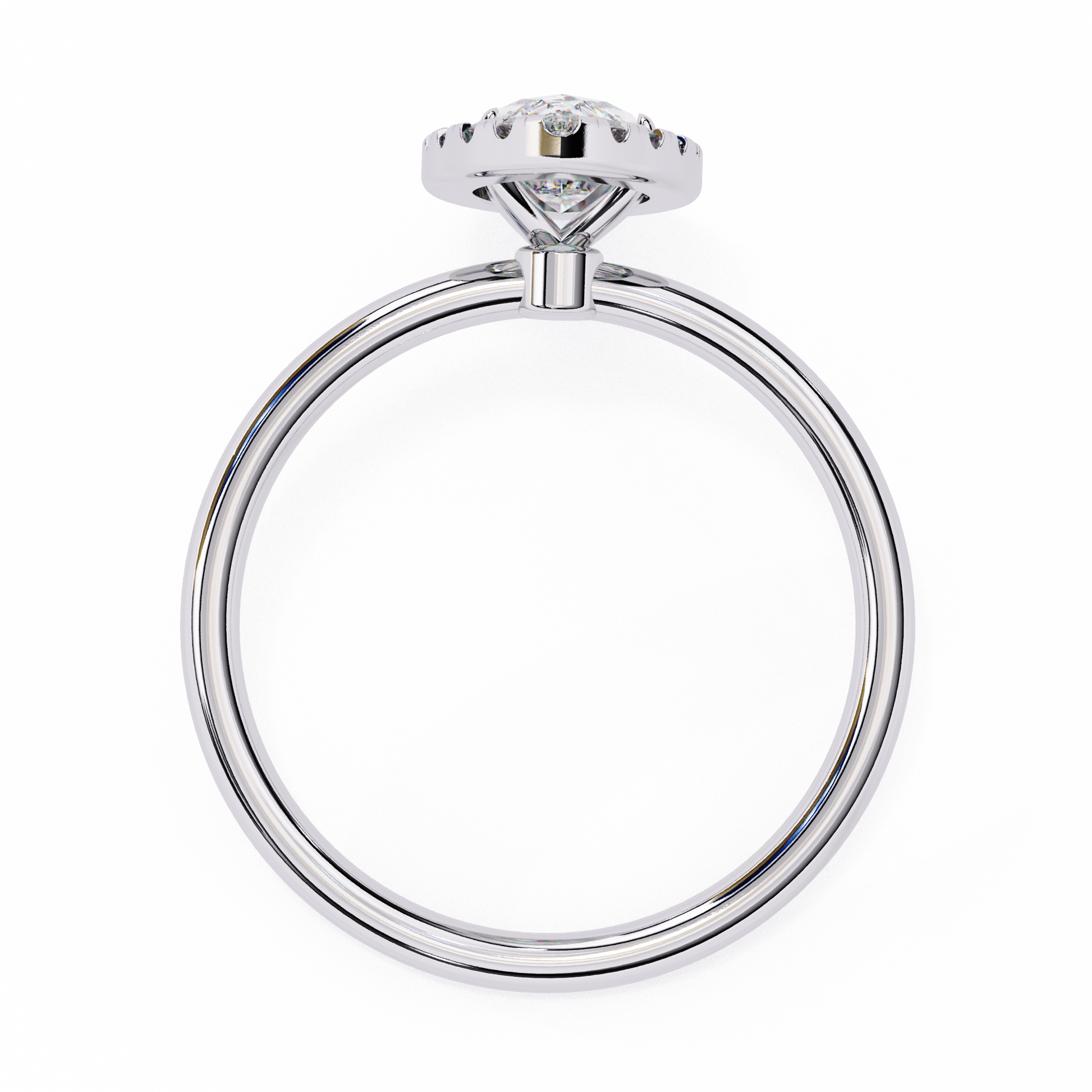 14K White Gold