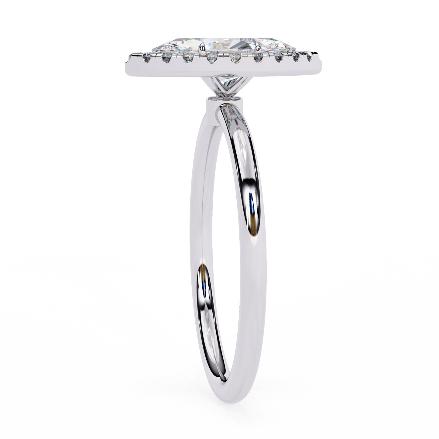 14K White Gold