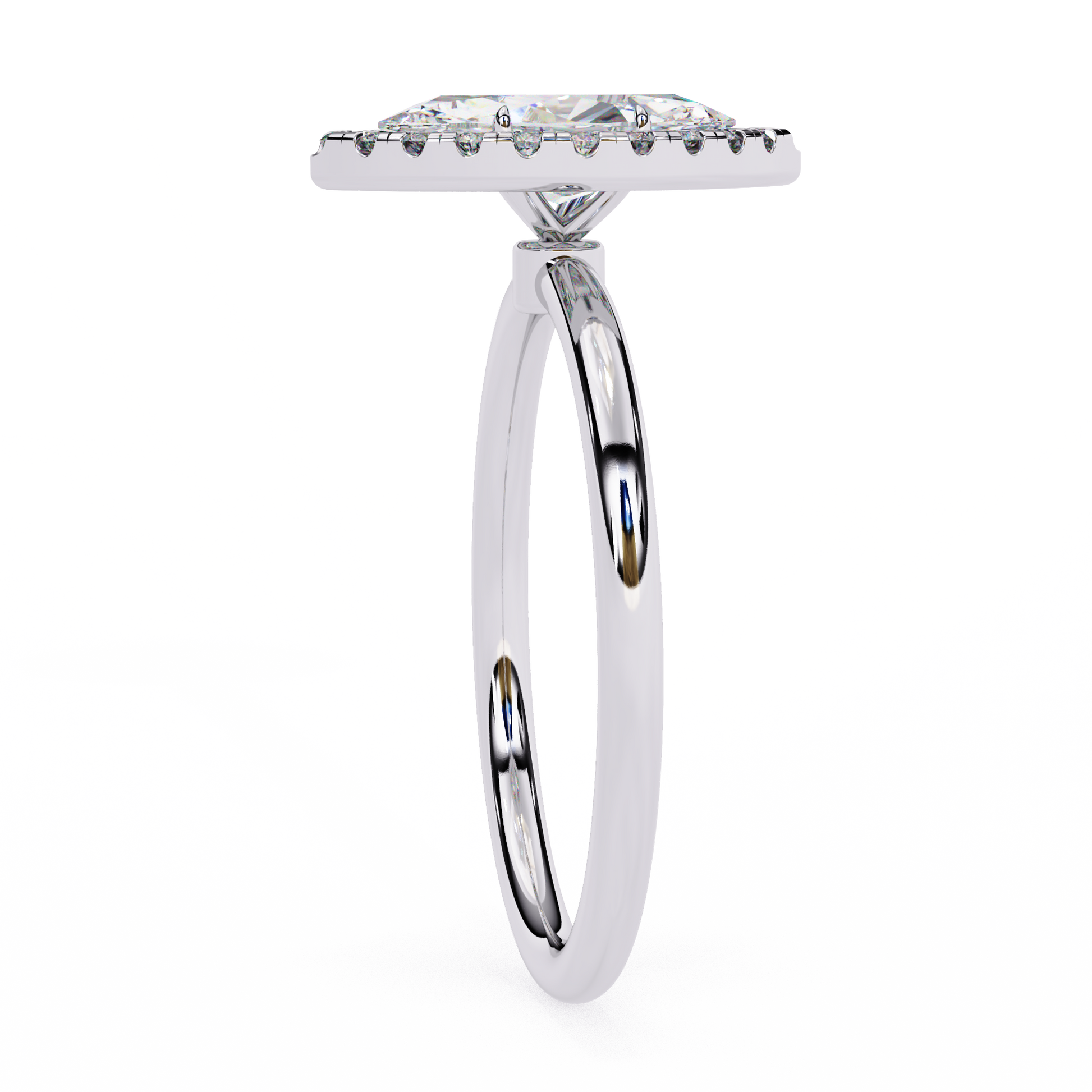 14K White Gold