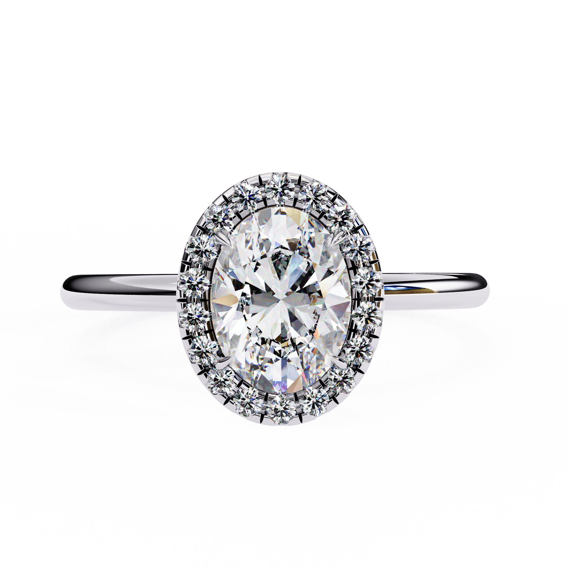 14K White Gold