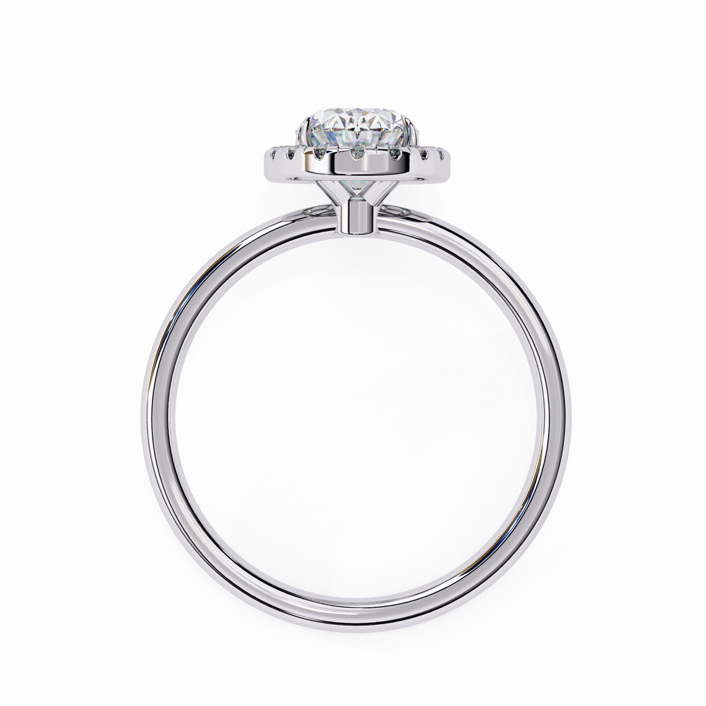 14K White Gold