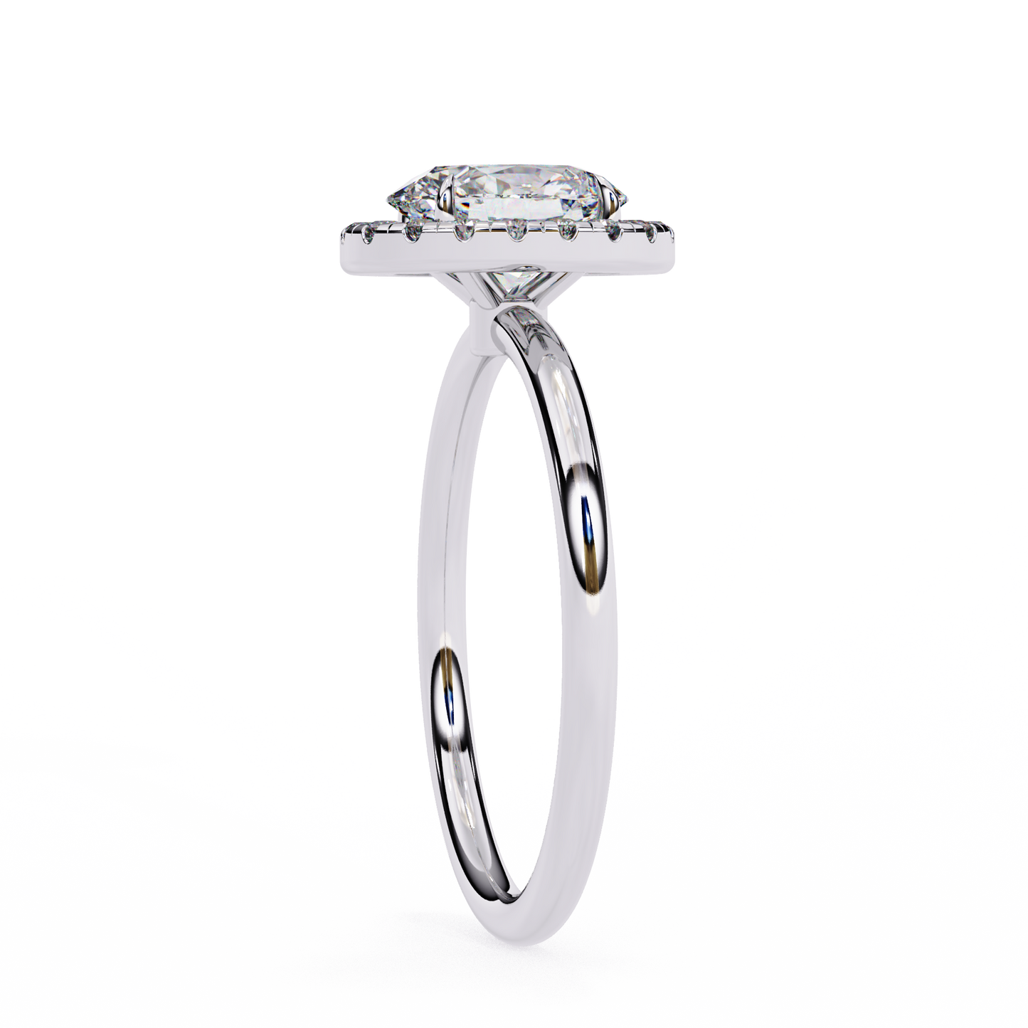 14K White Gold