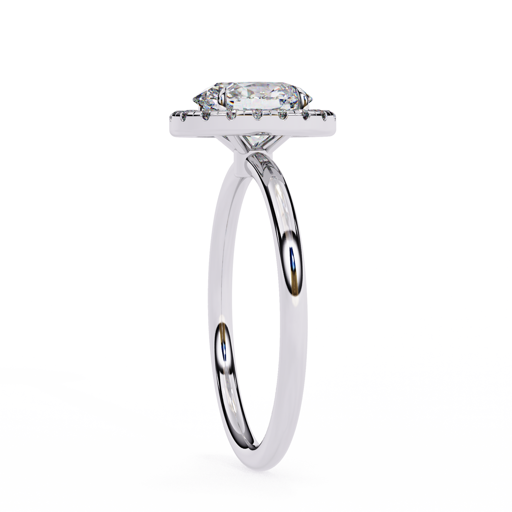 14K White Gold