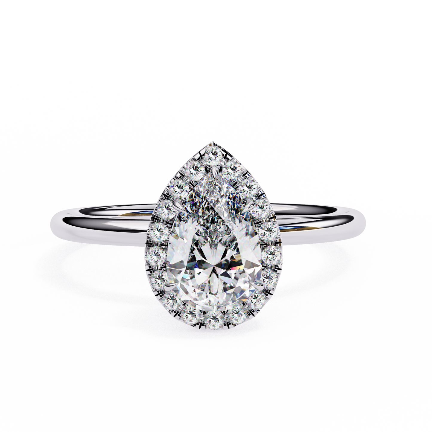 14K White Gold