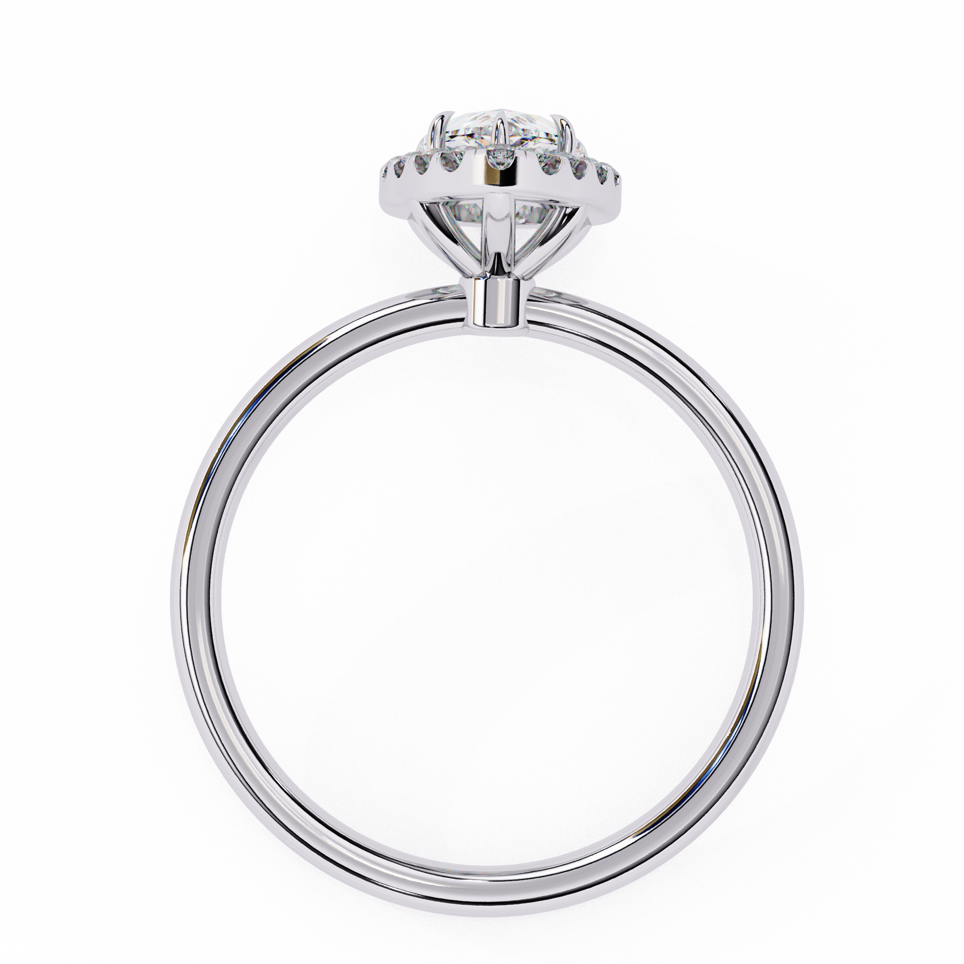 14K White Gold
