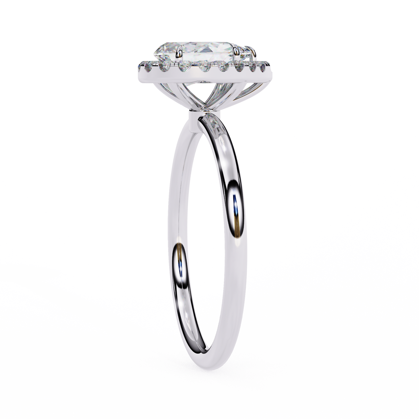 14K White Gold
