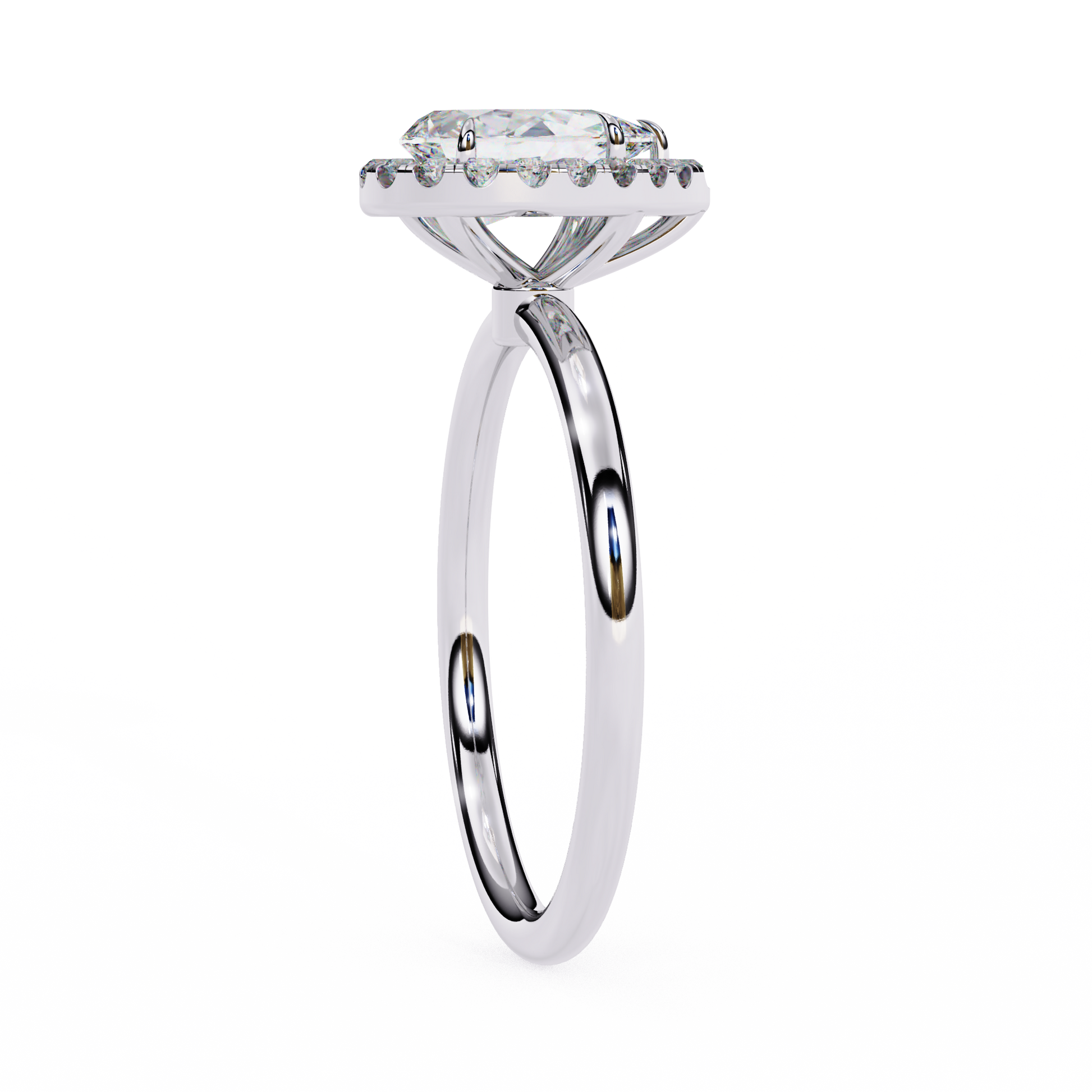 14K White Gold