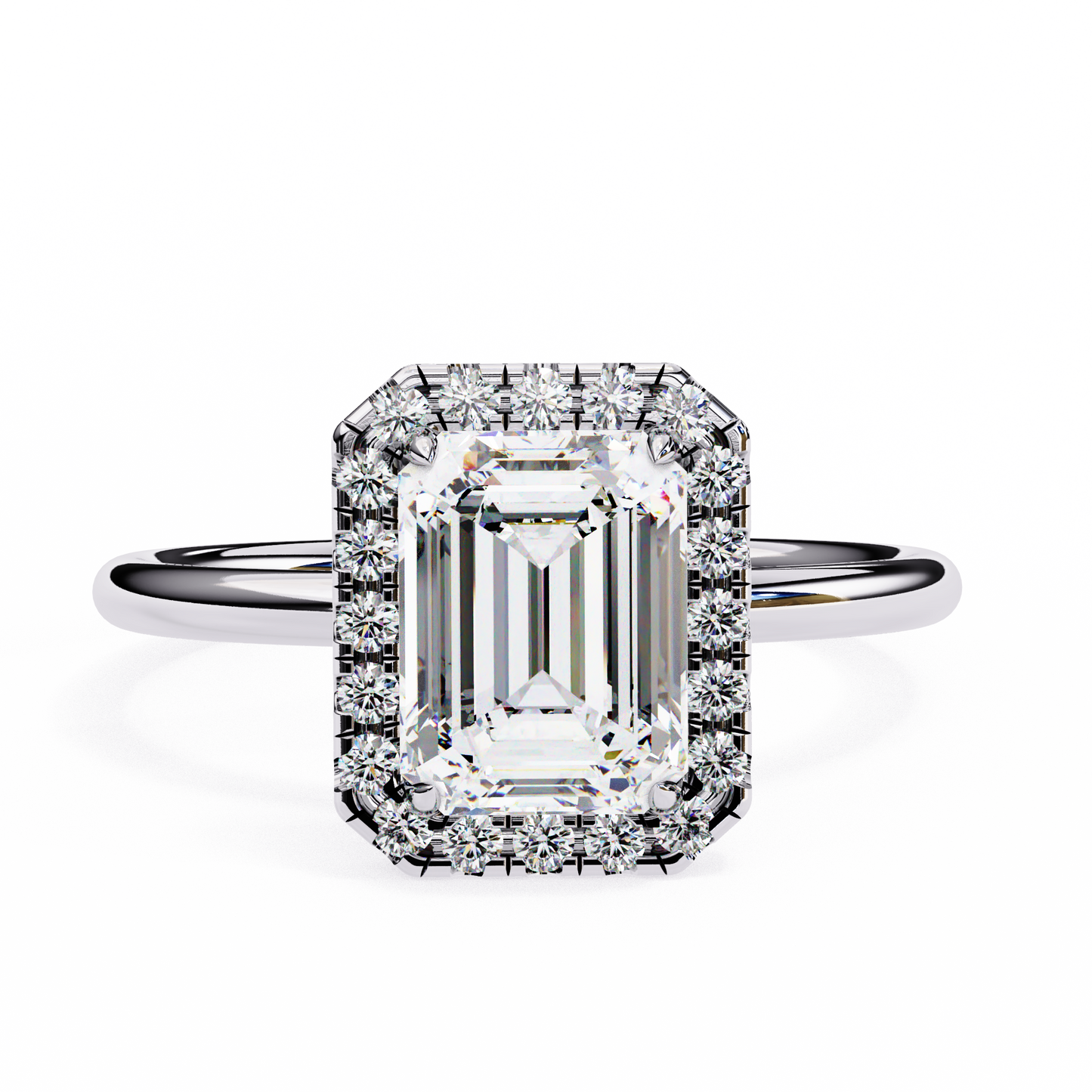 14K White Gold