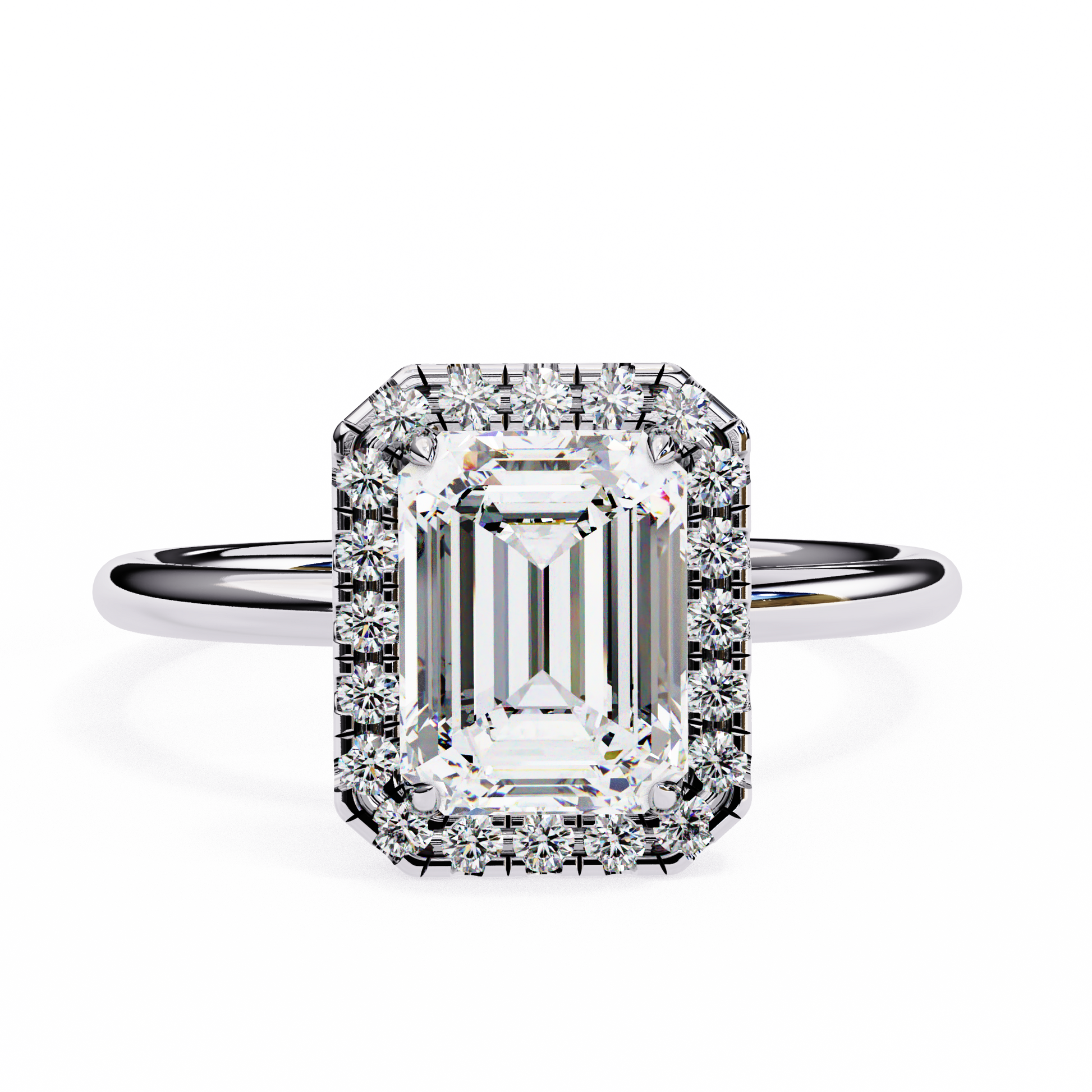 14K White Gold