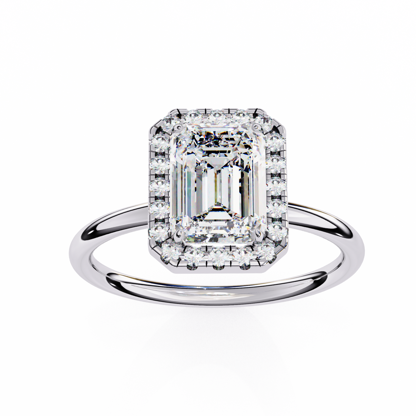 14K White Gold