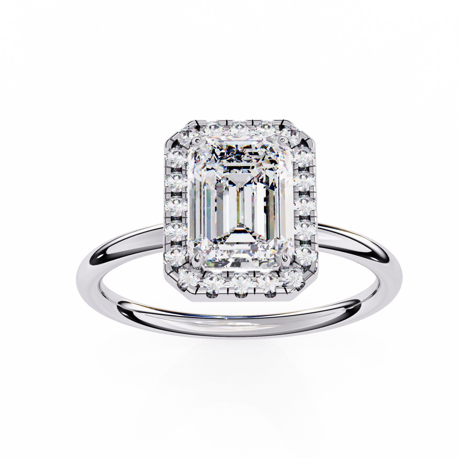 14K White Gold