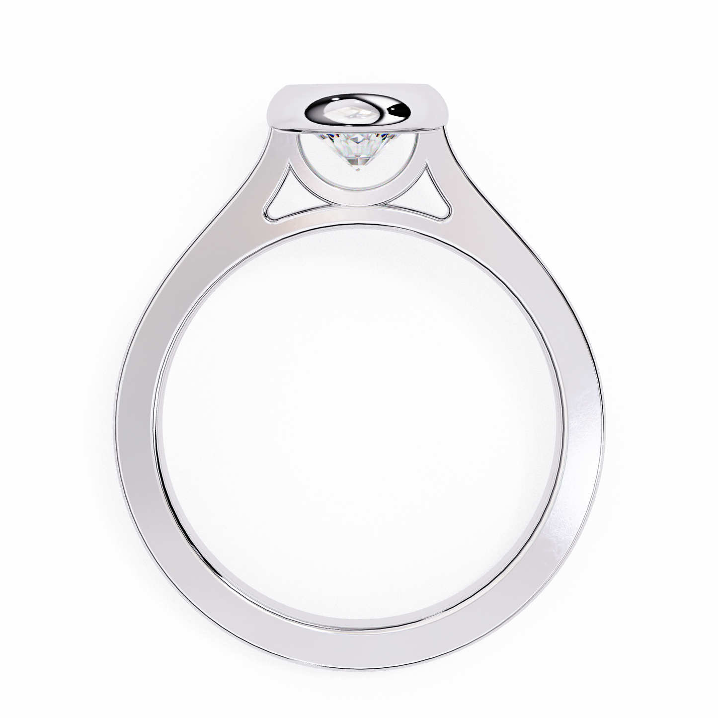 14K White Gold