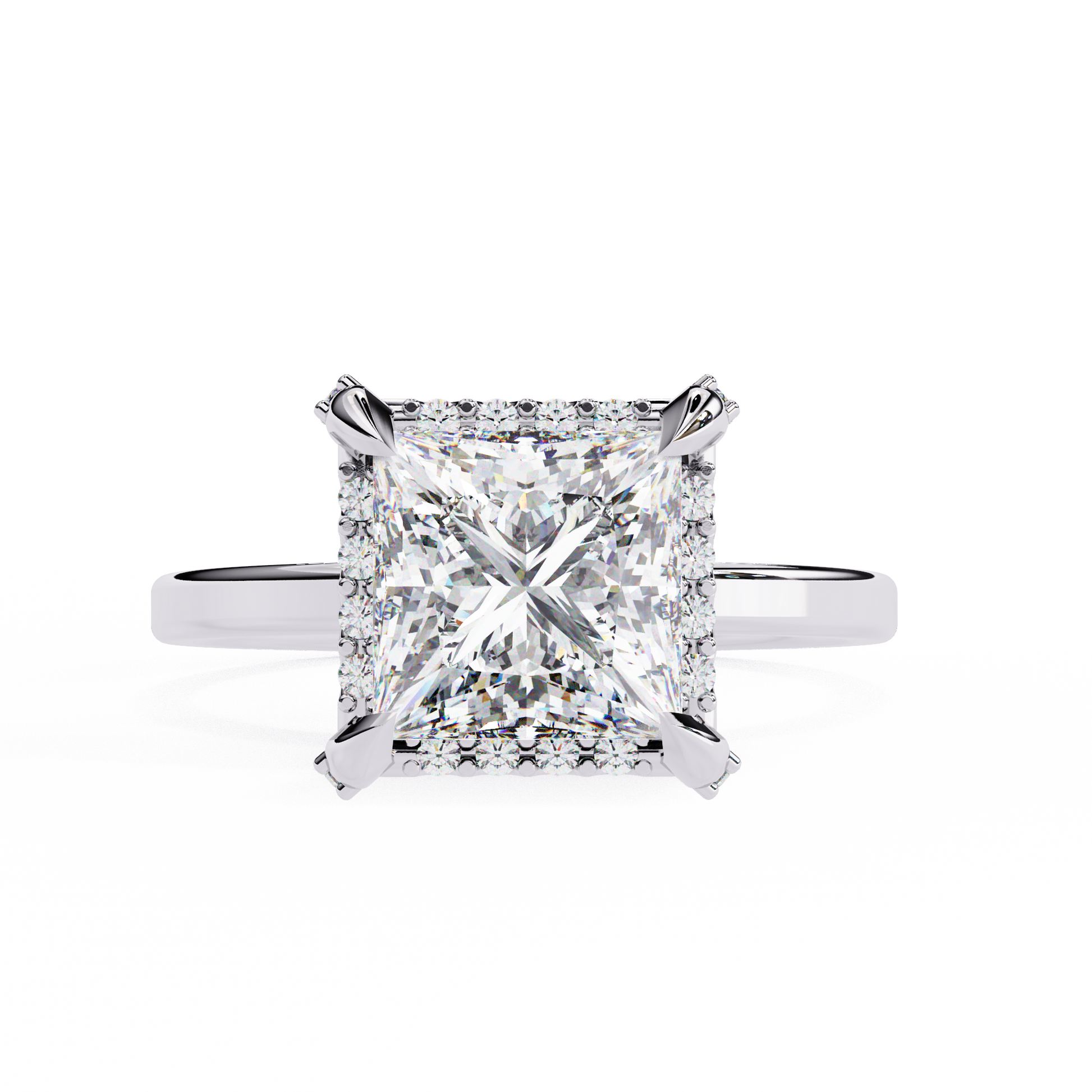 14K White Gold