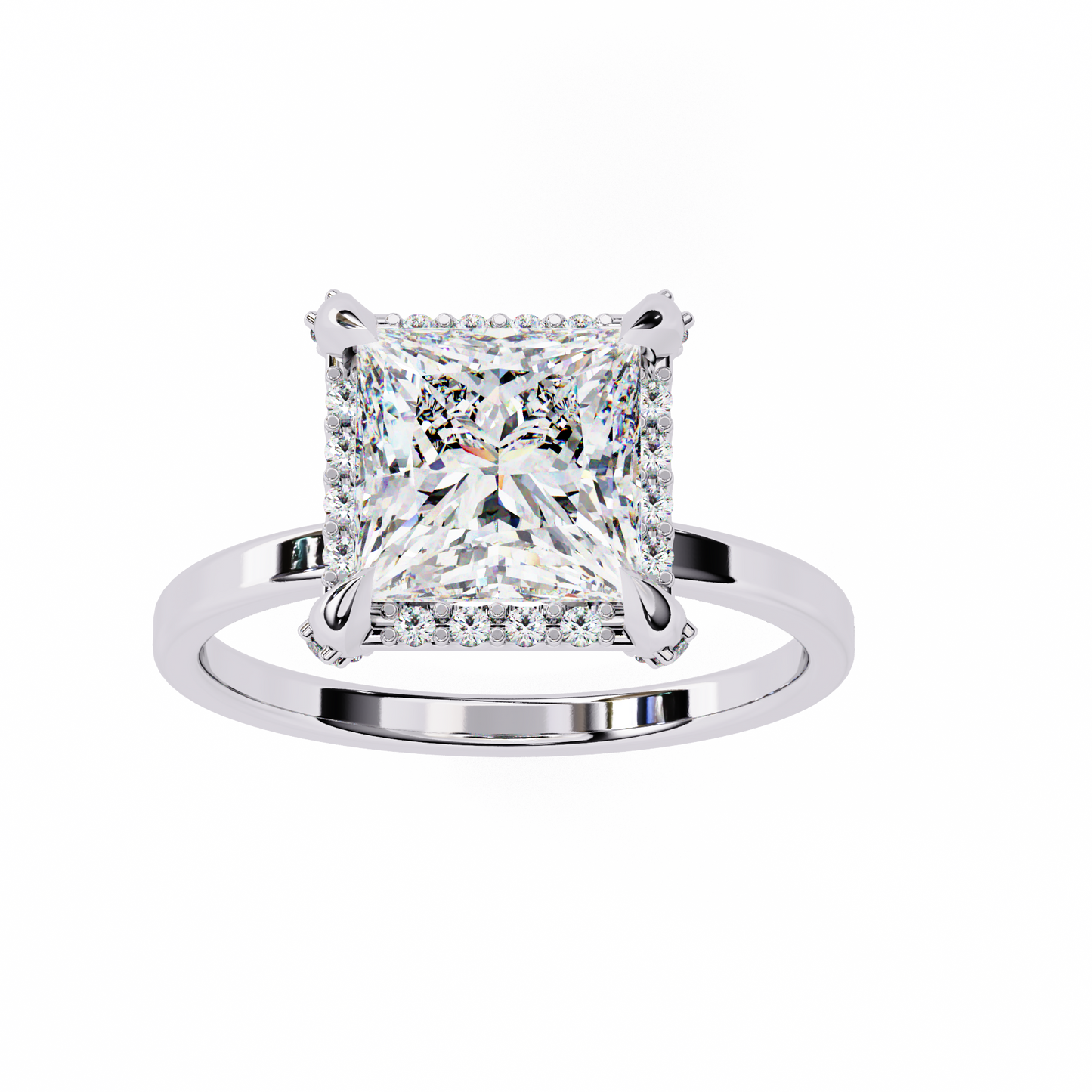 14K White Gold