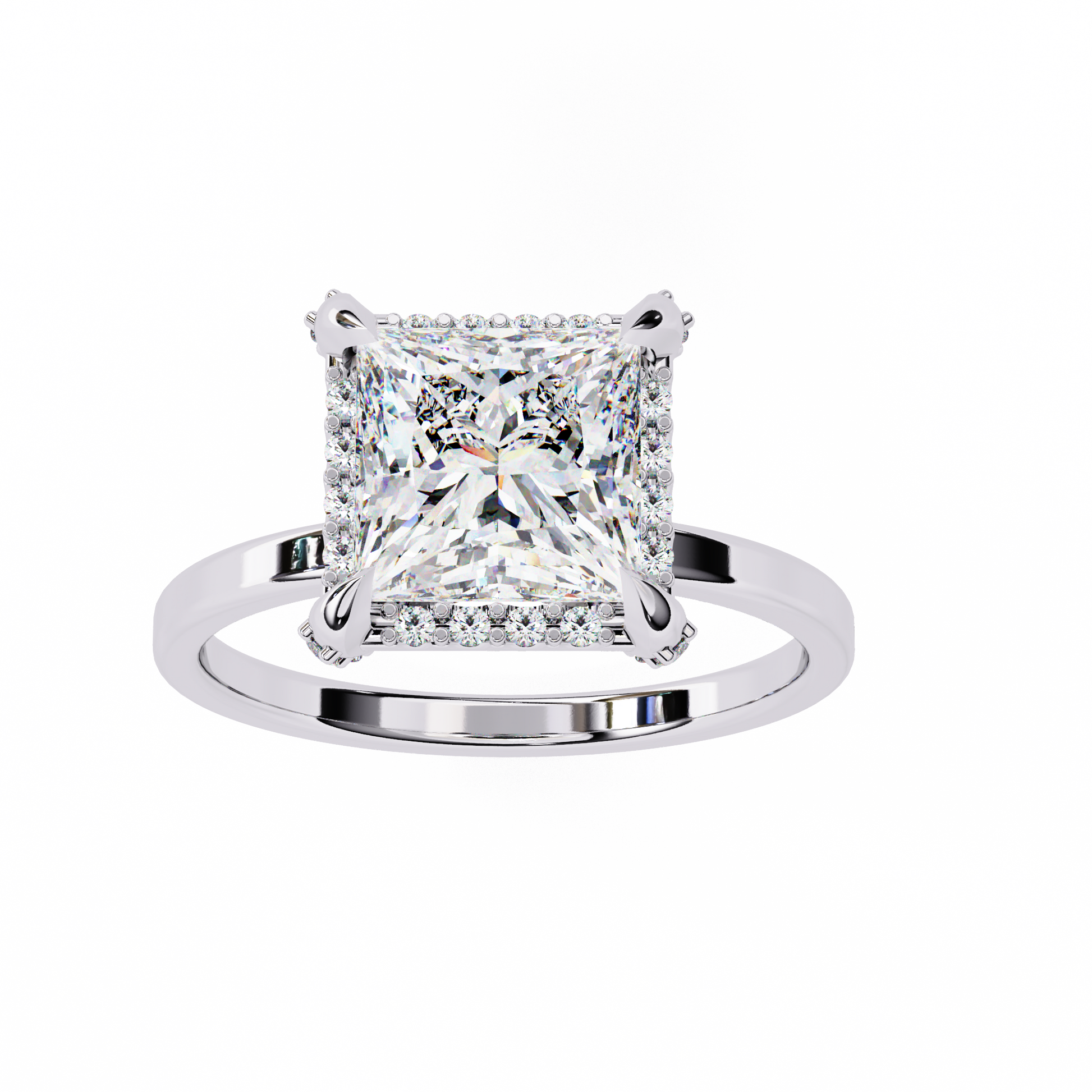 14K White Gold