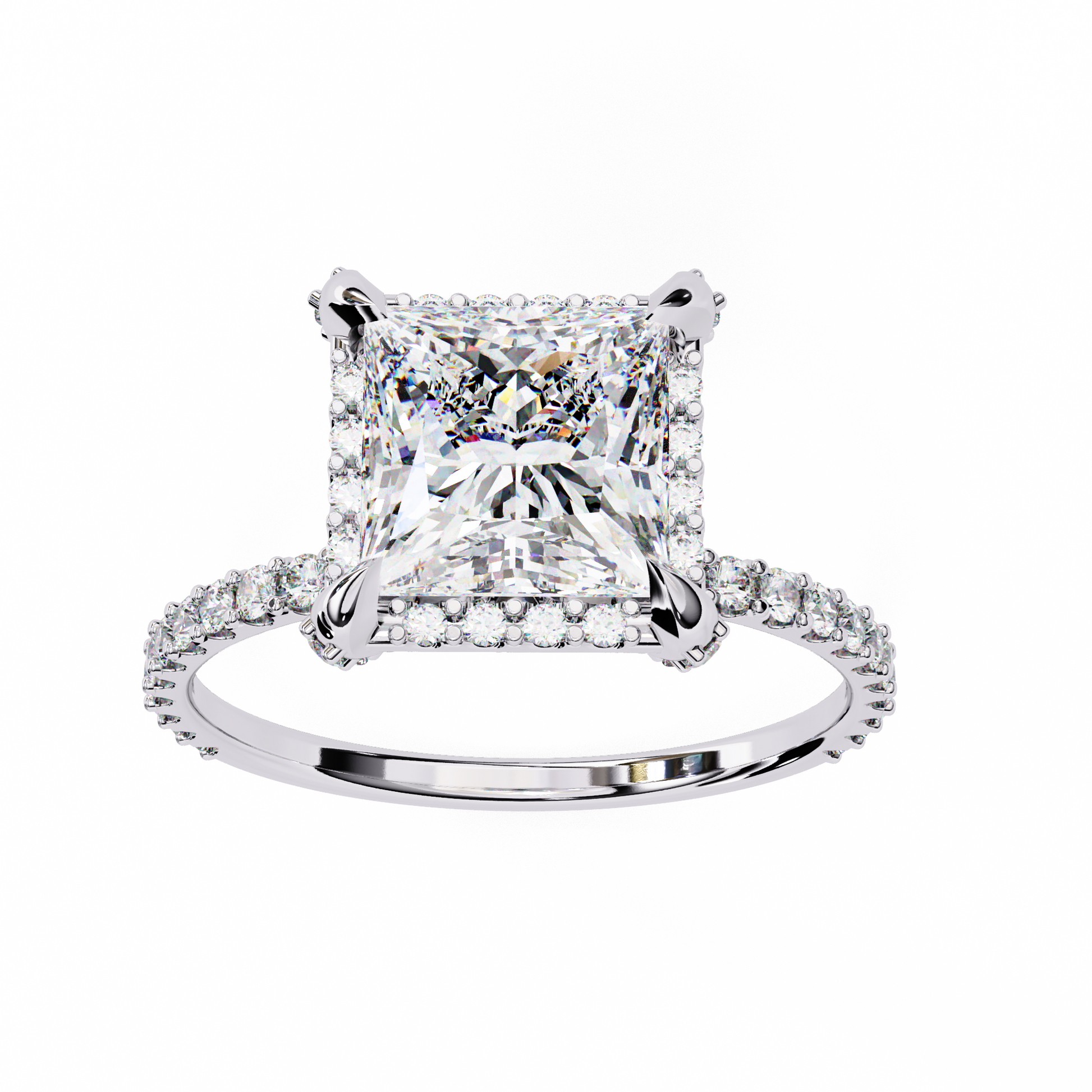 14K White Gold