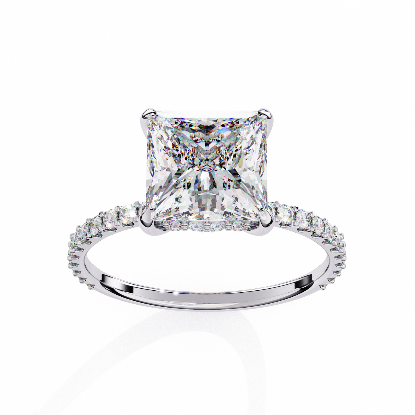 14K White Gold