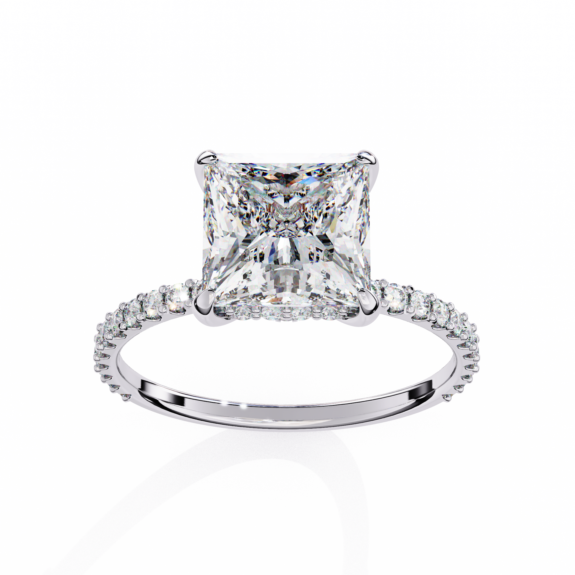 14K White Gold