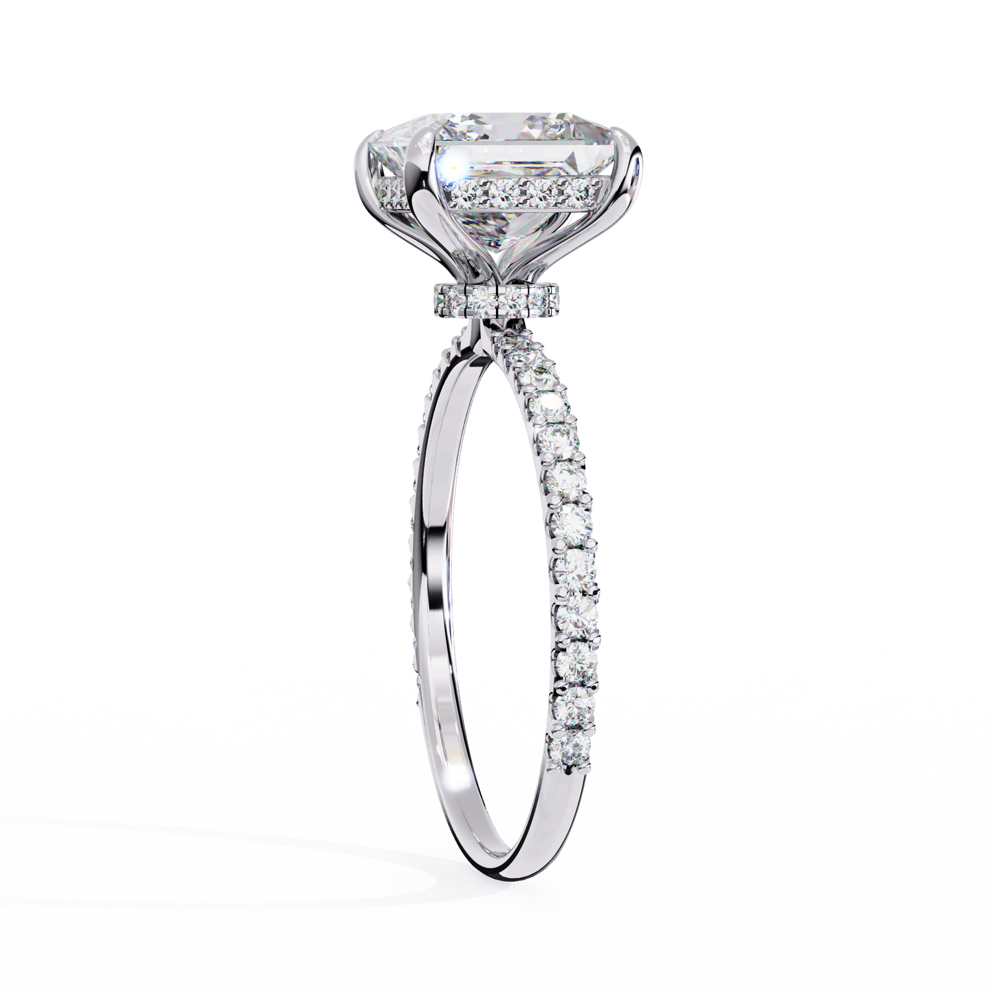 14K White Gold