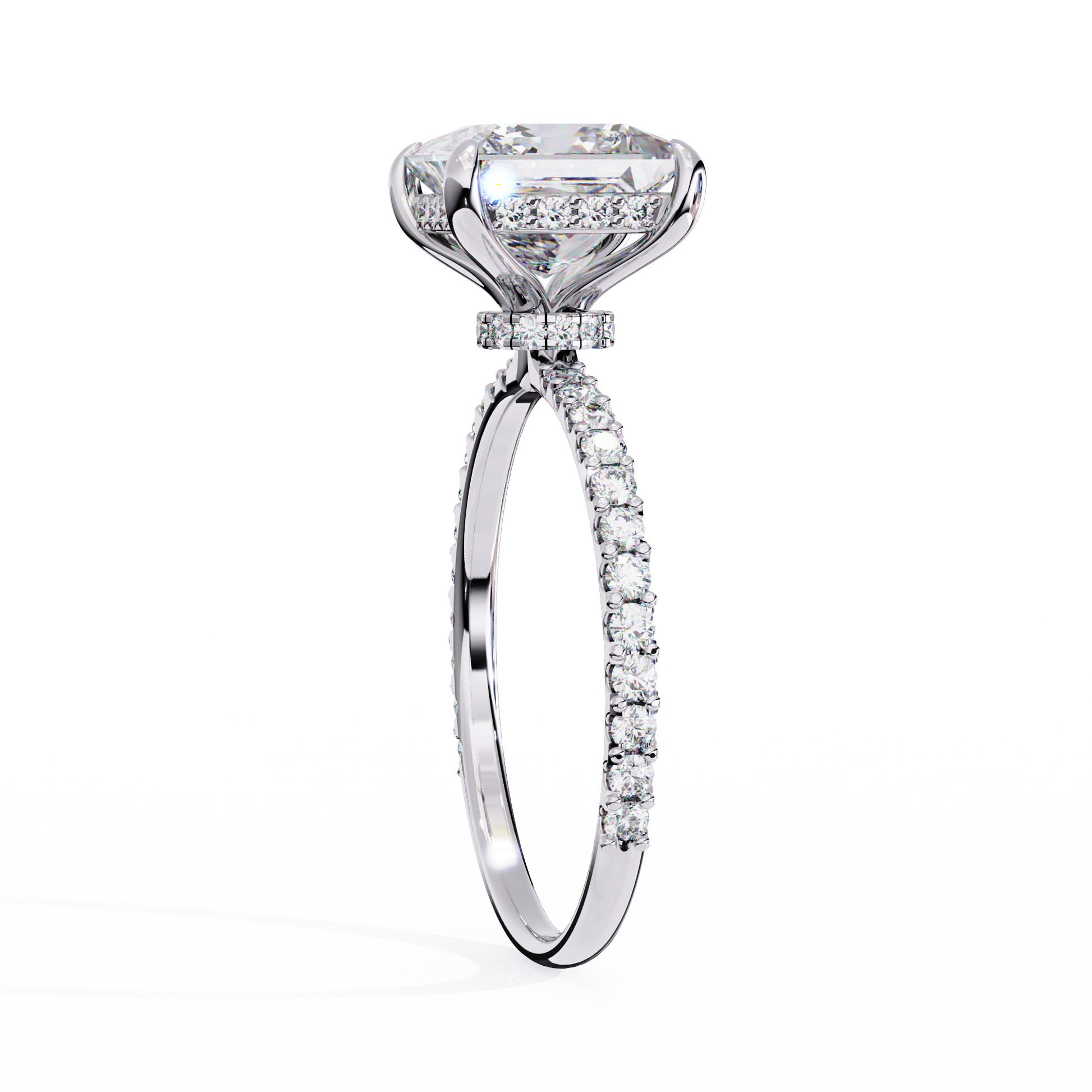 14K White Gold