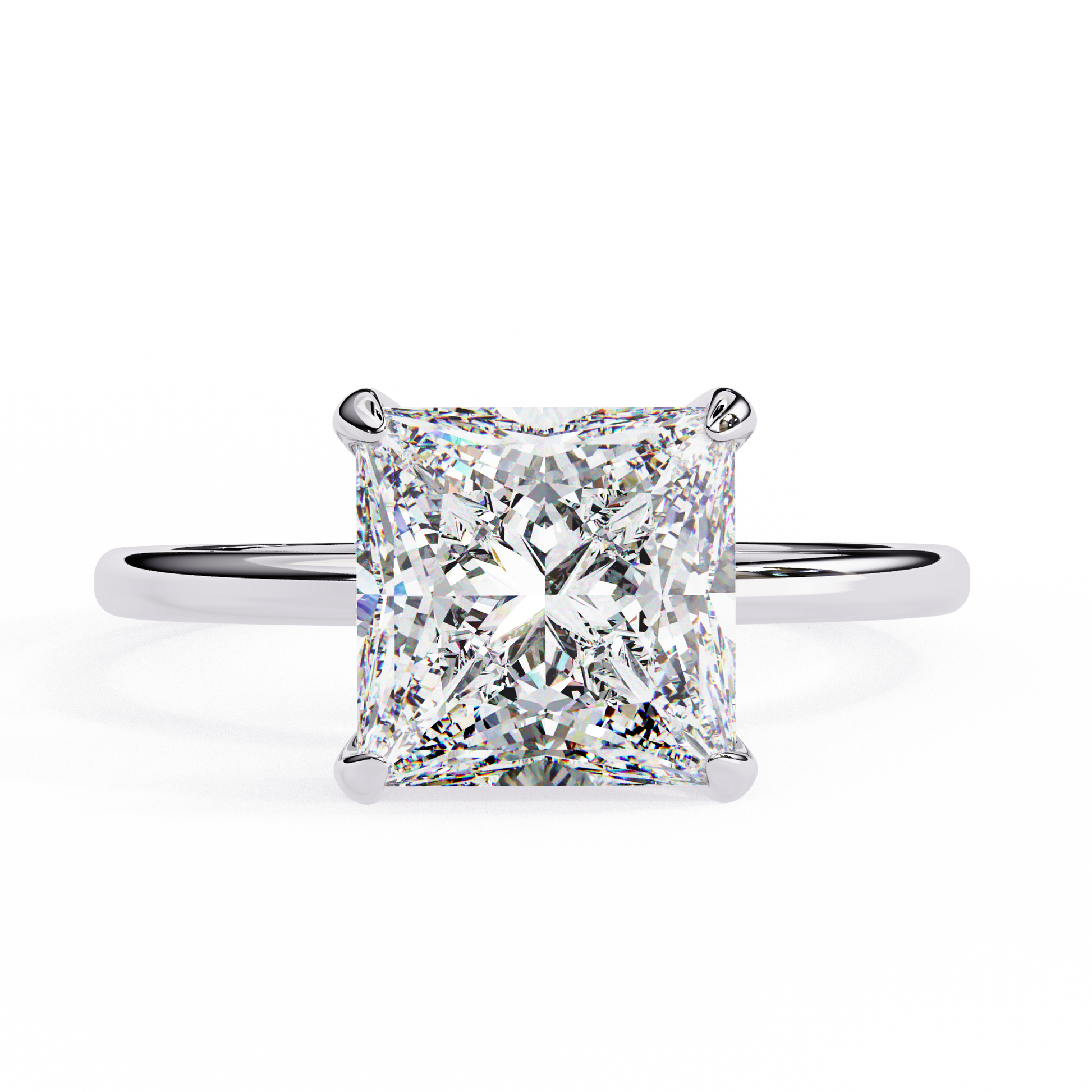 14K White Gold