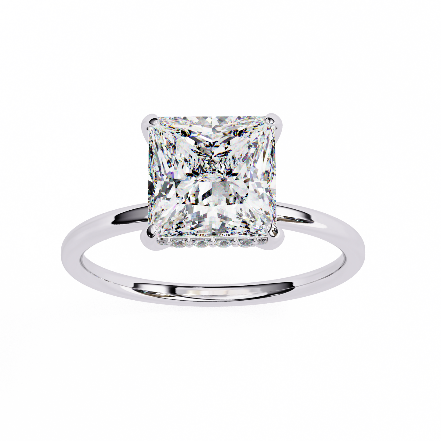 14K White Gold