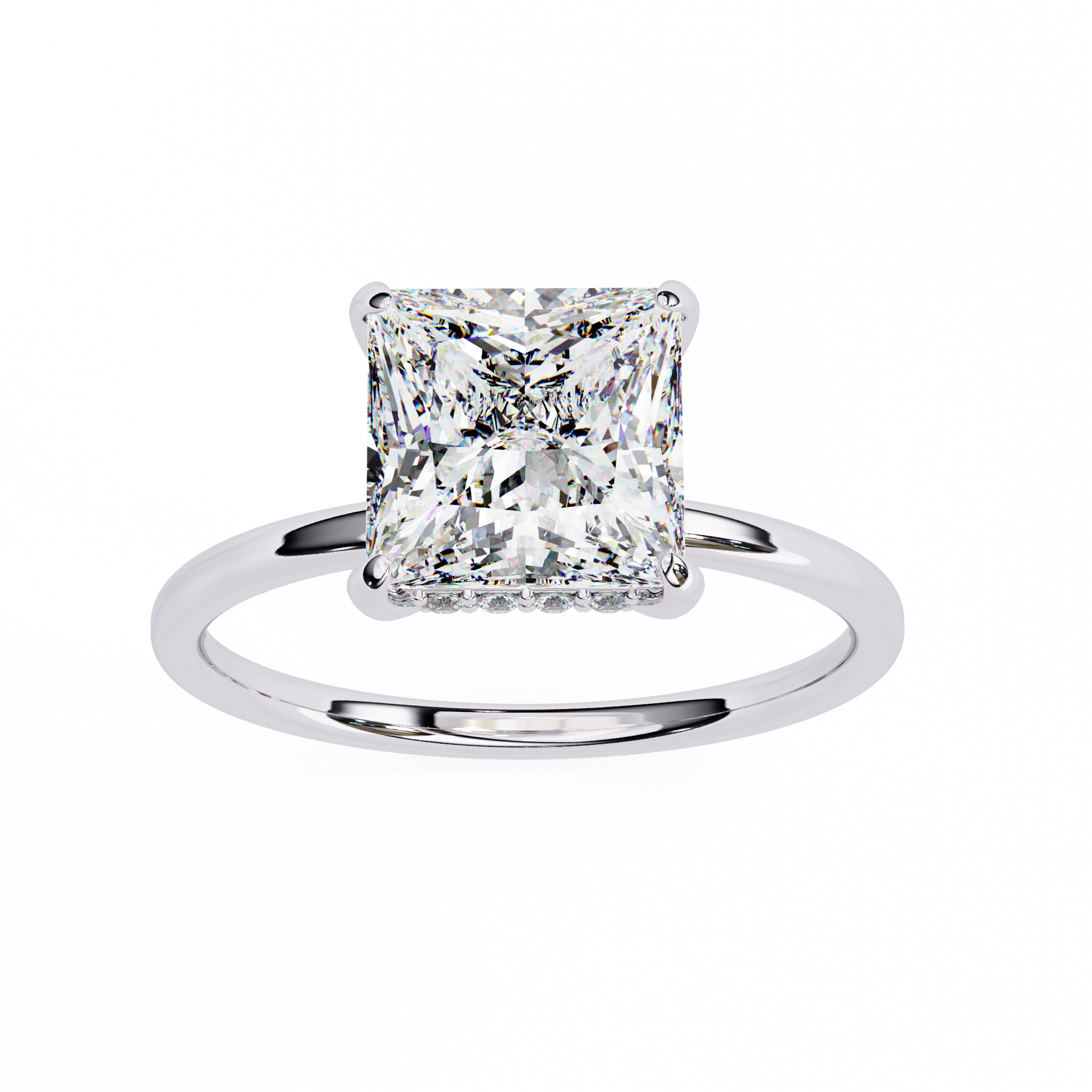 14K White Gold