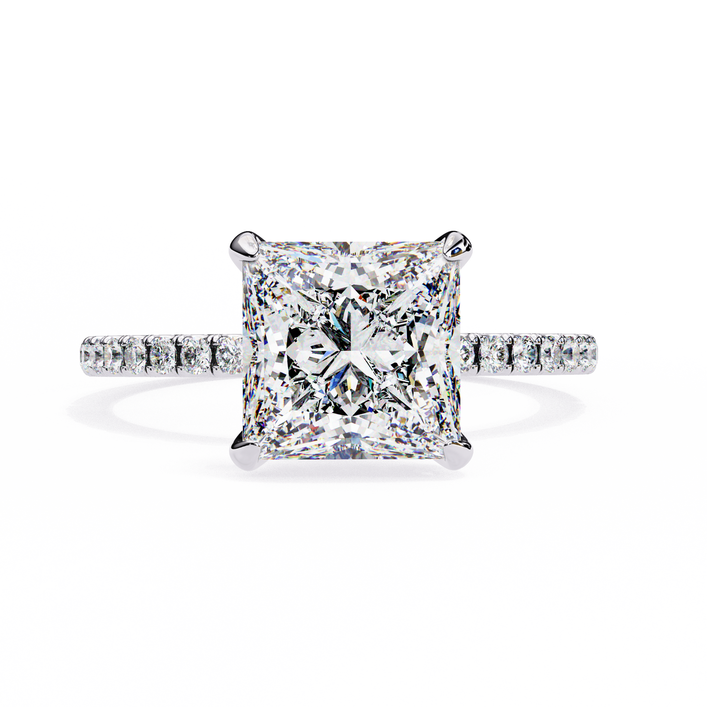 14K White Gold