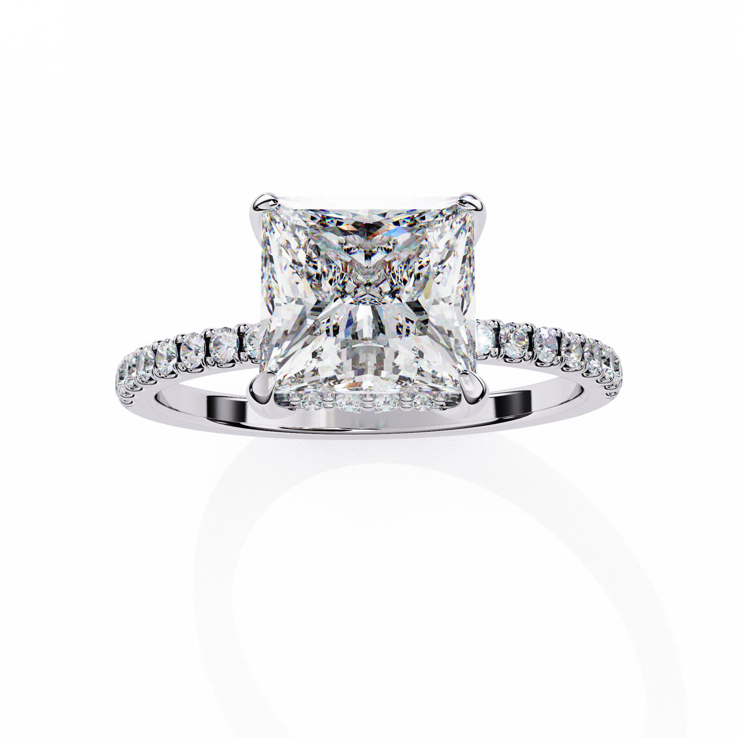 14K White Gold