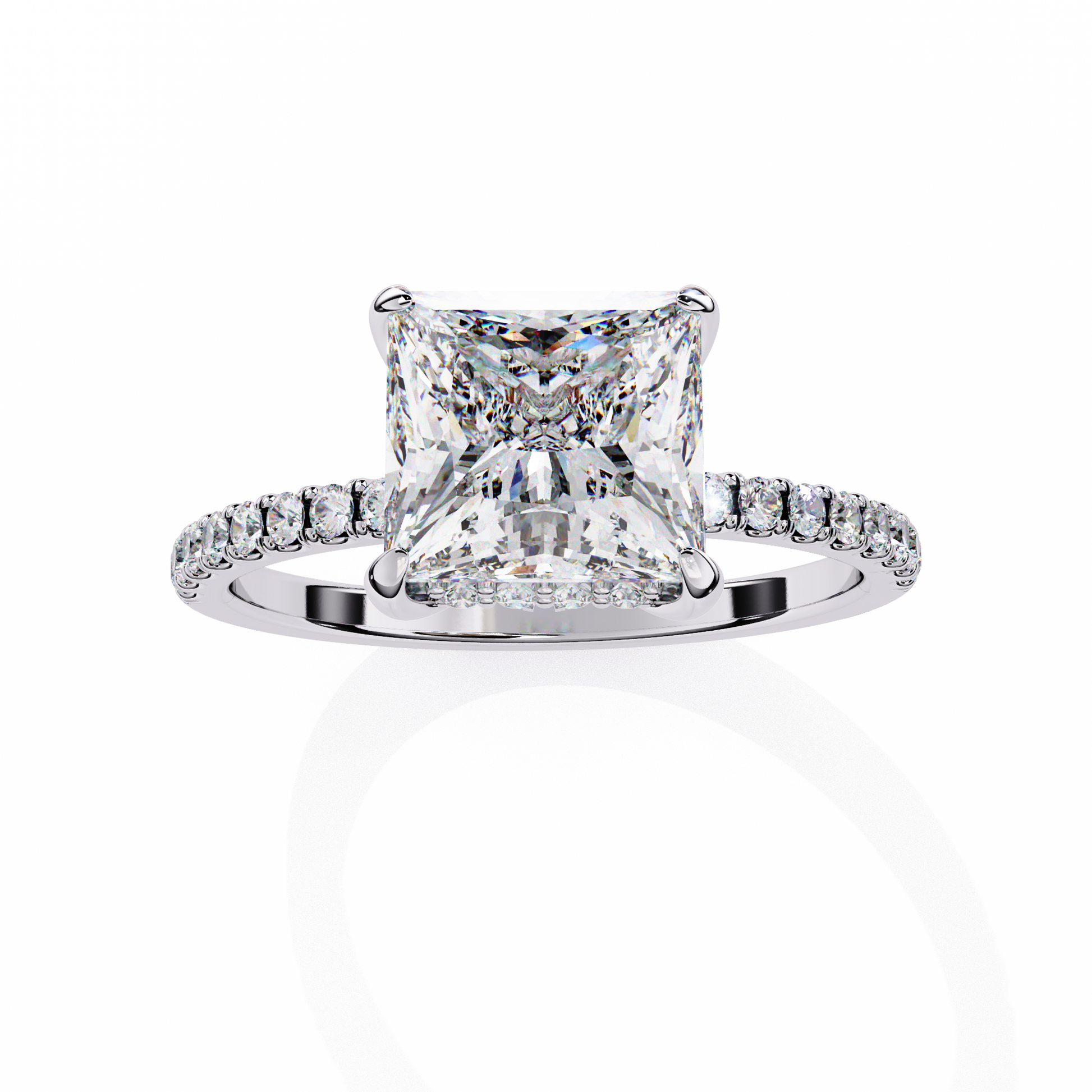 14K White Gold