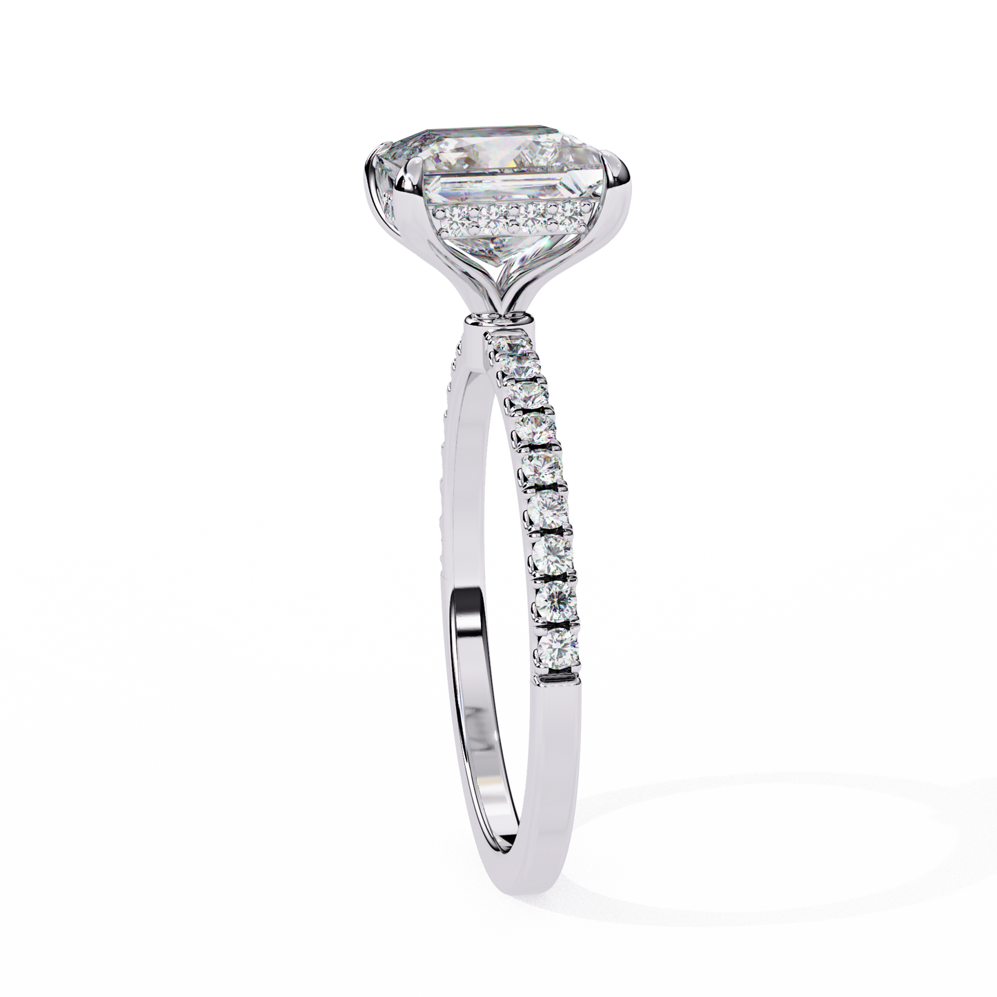 14K White Gold