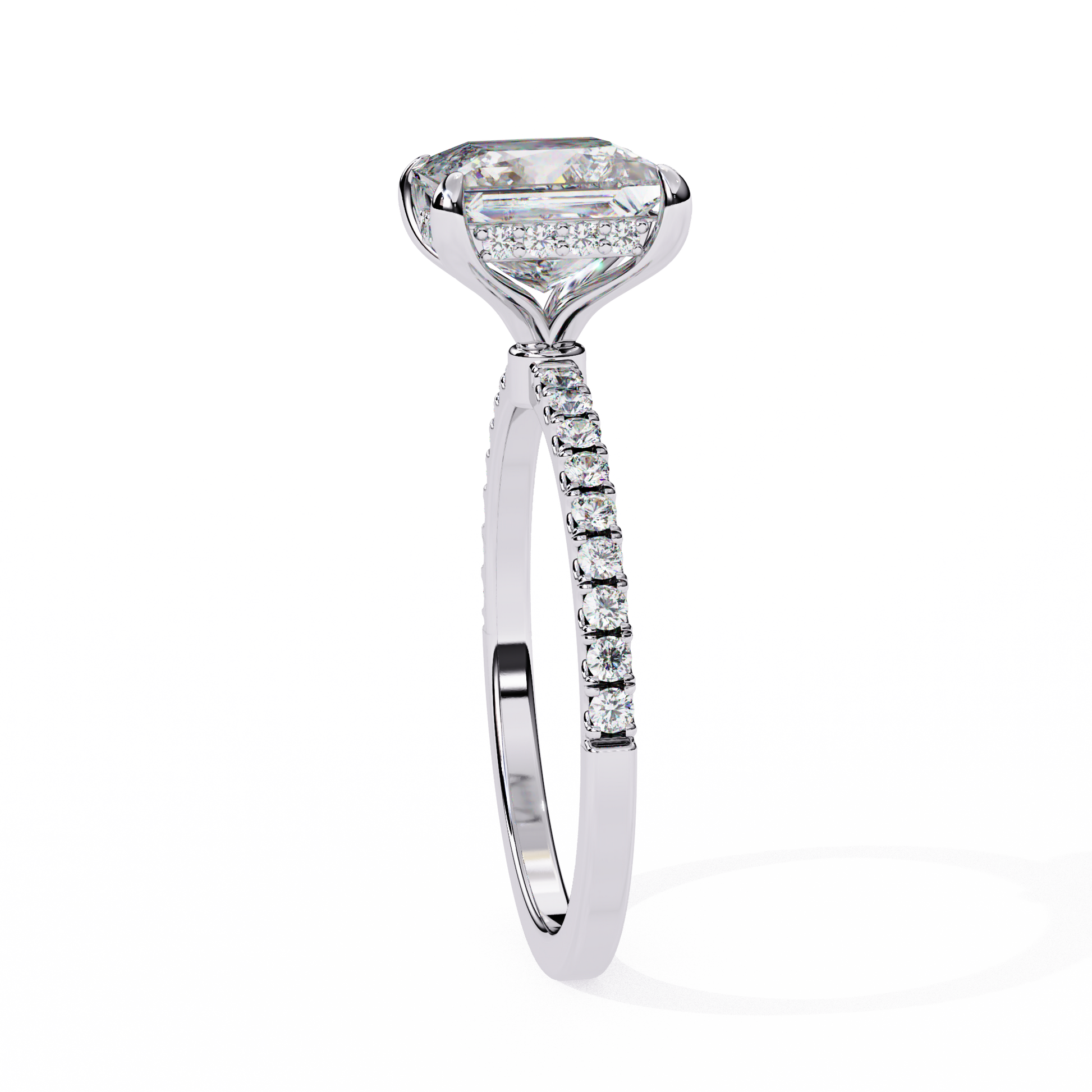 14K White Gold