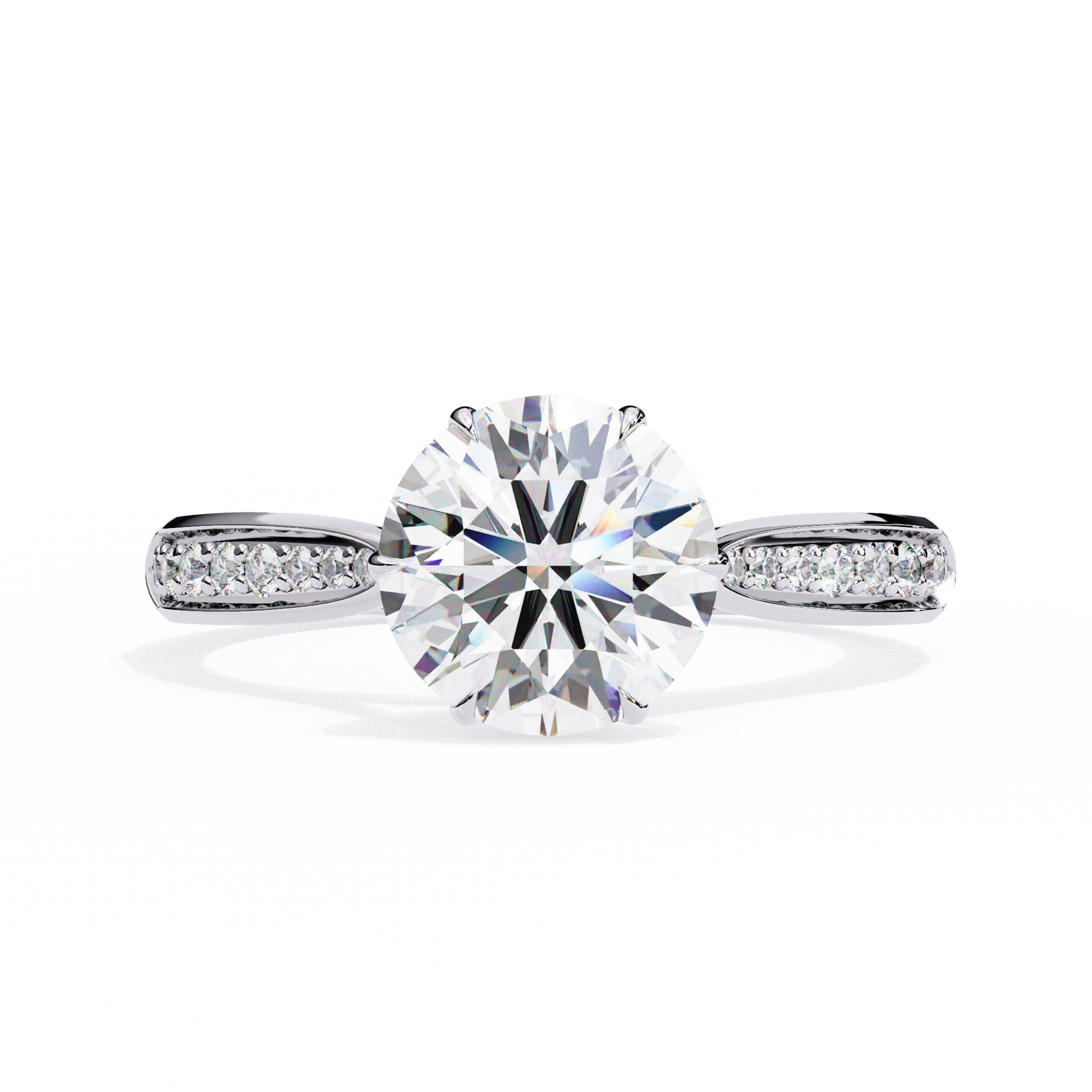 14K White Gold