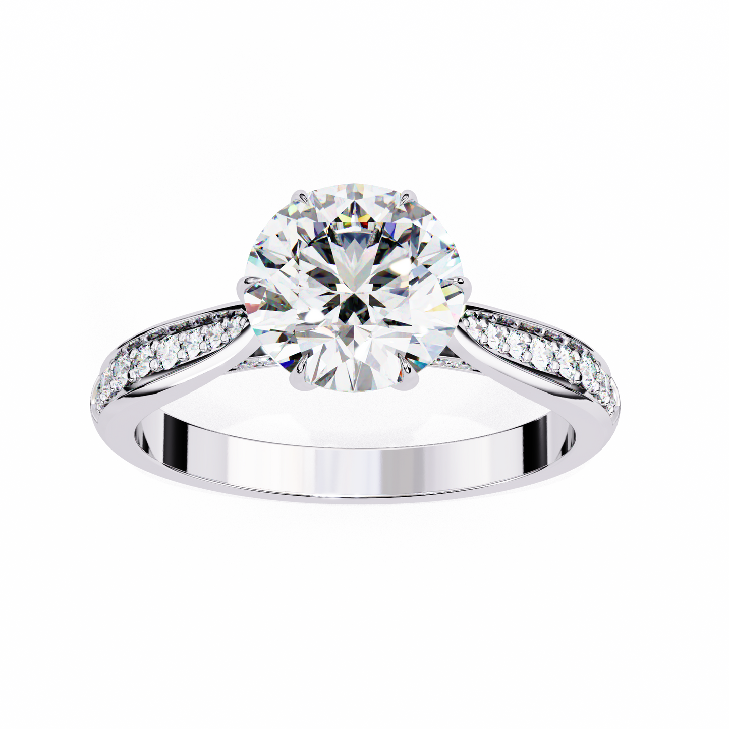 14K White Gold