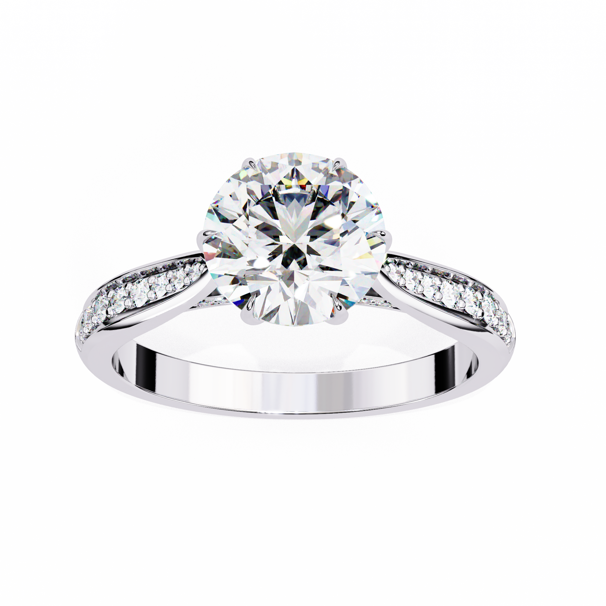 14K White Gold