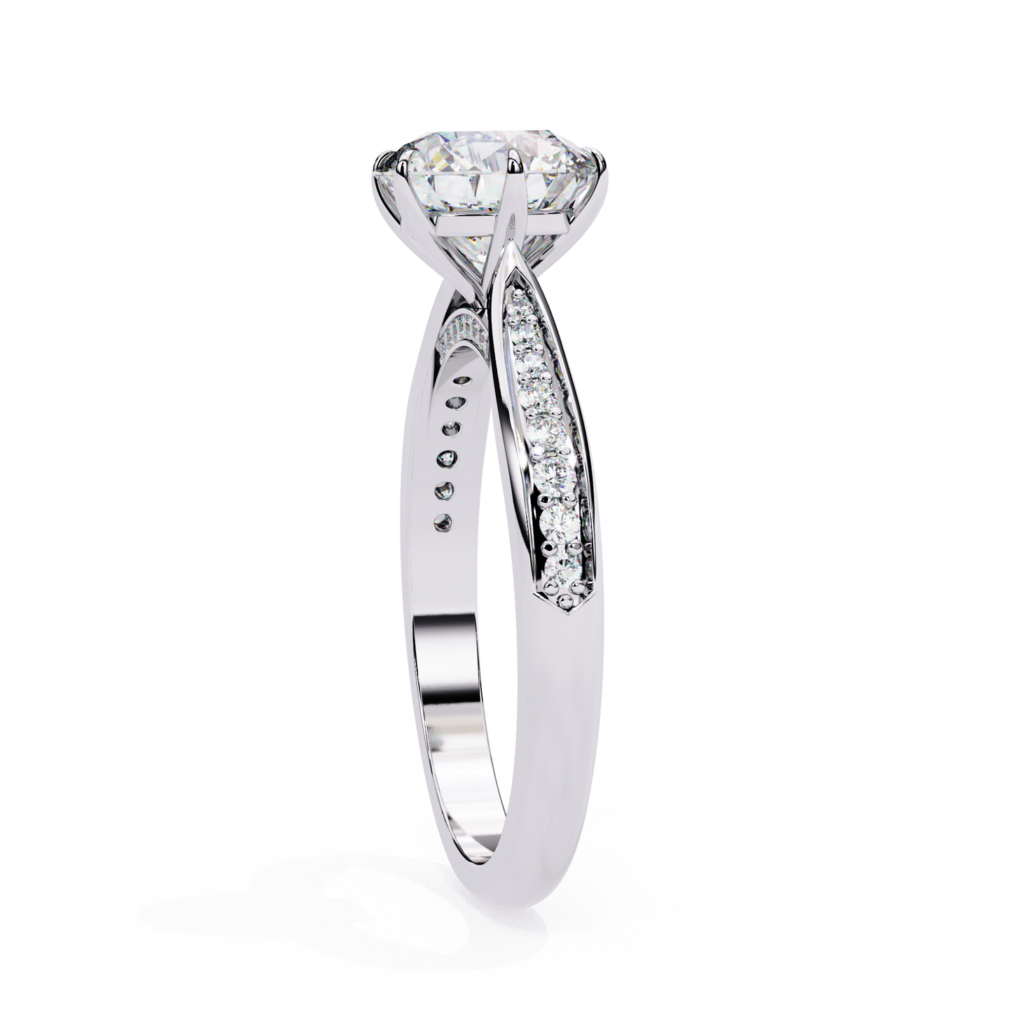 14K White Gold