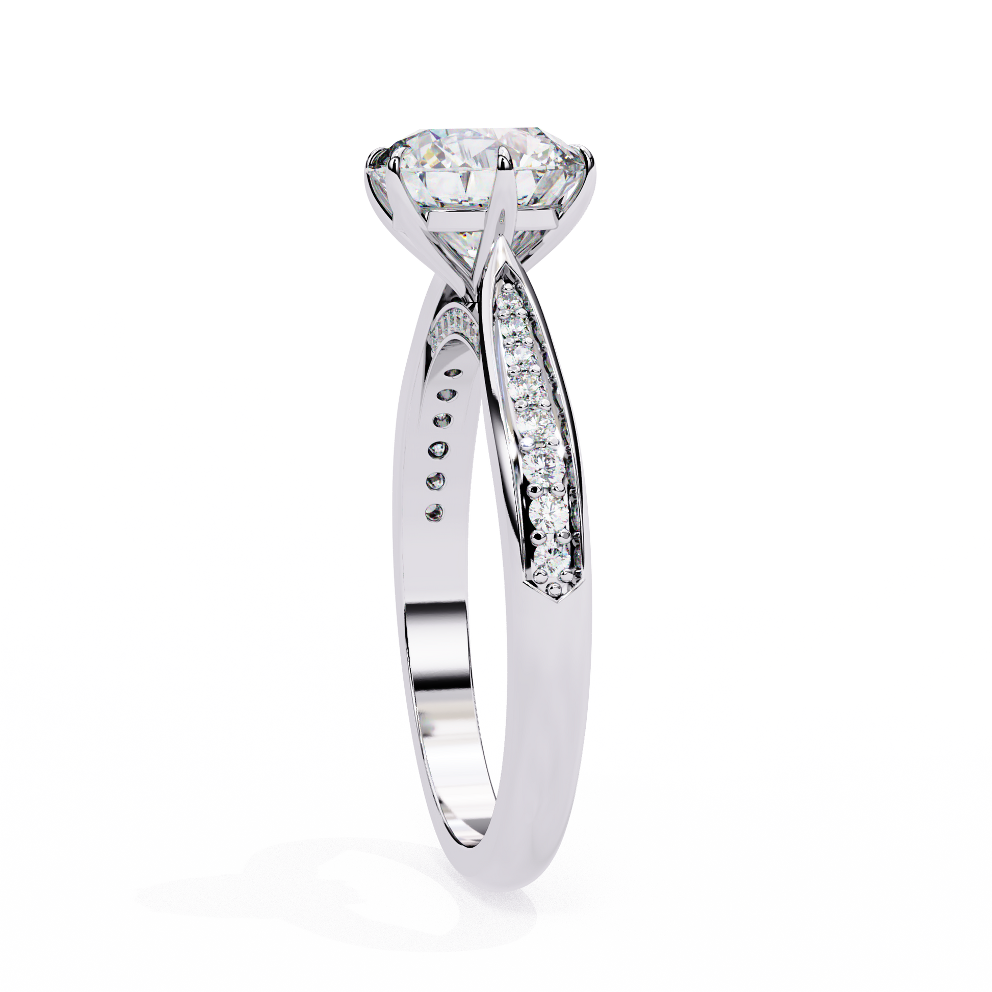 14K White Gold