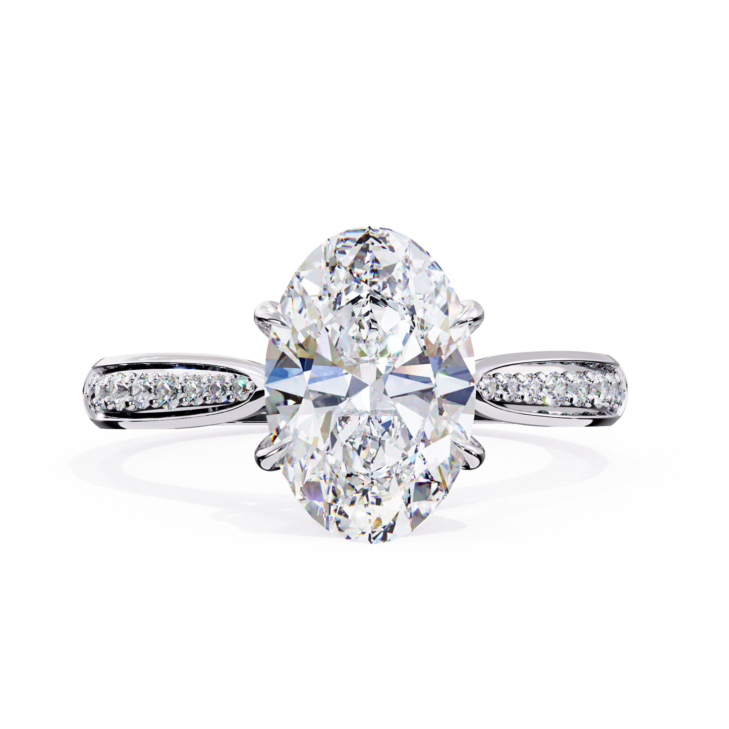 14K White Gold