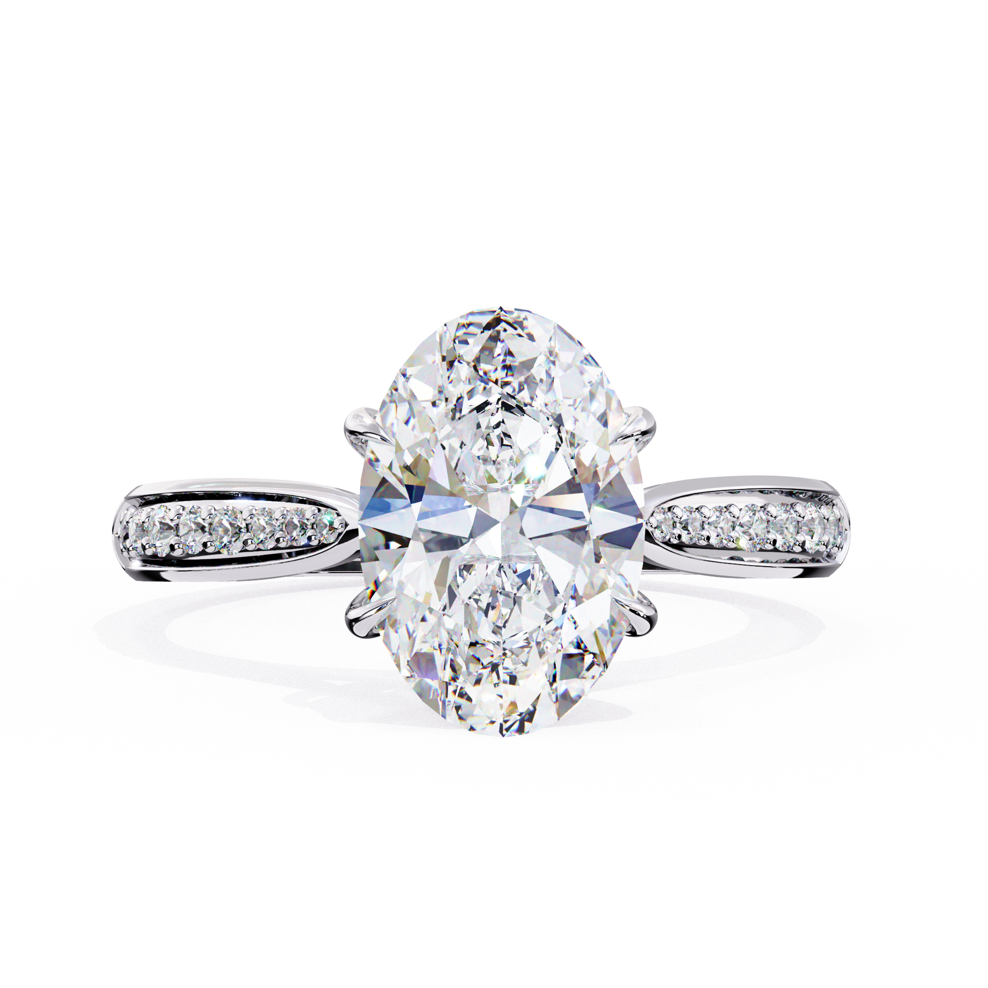 14K White Gold