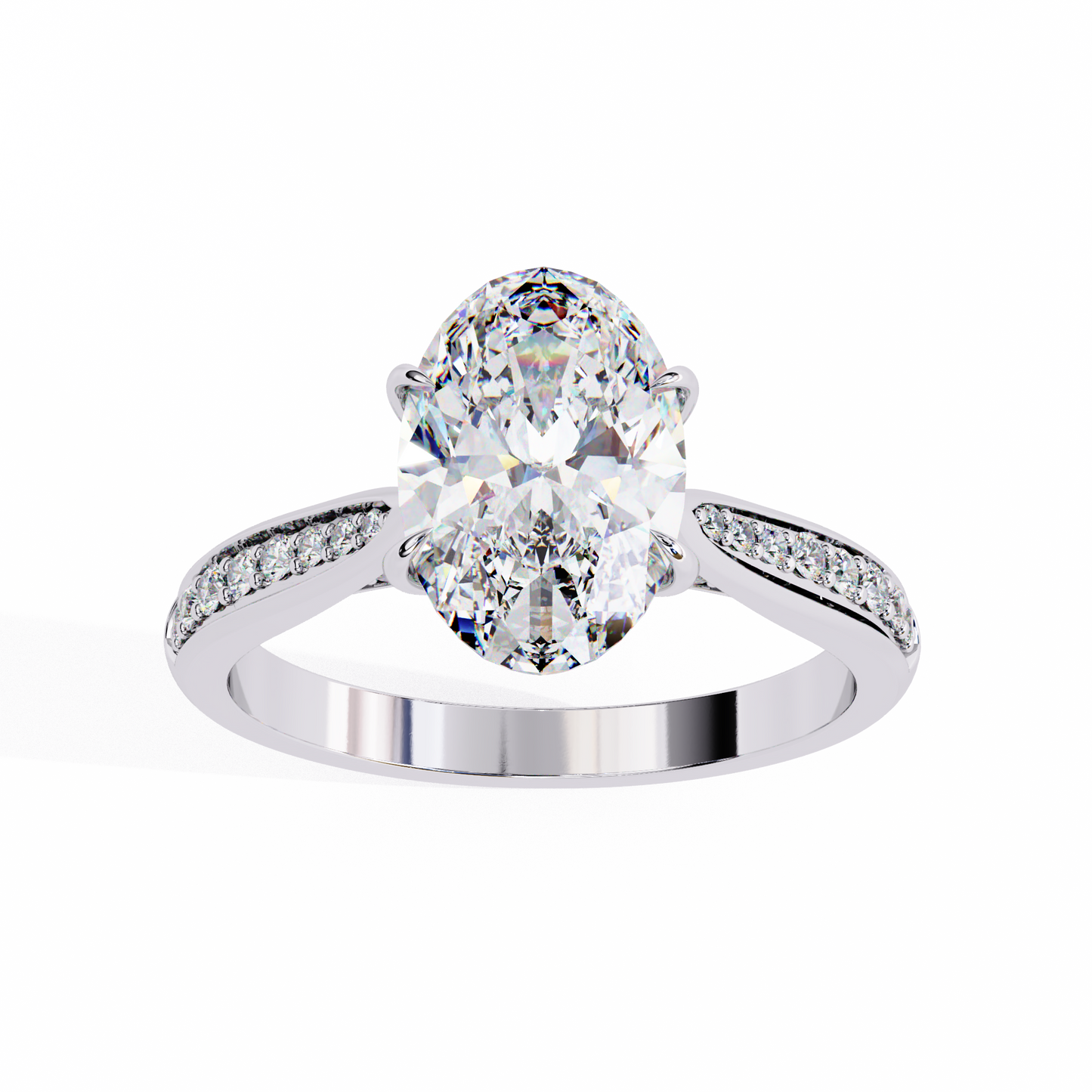 14K White Gold